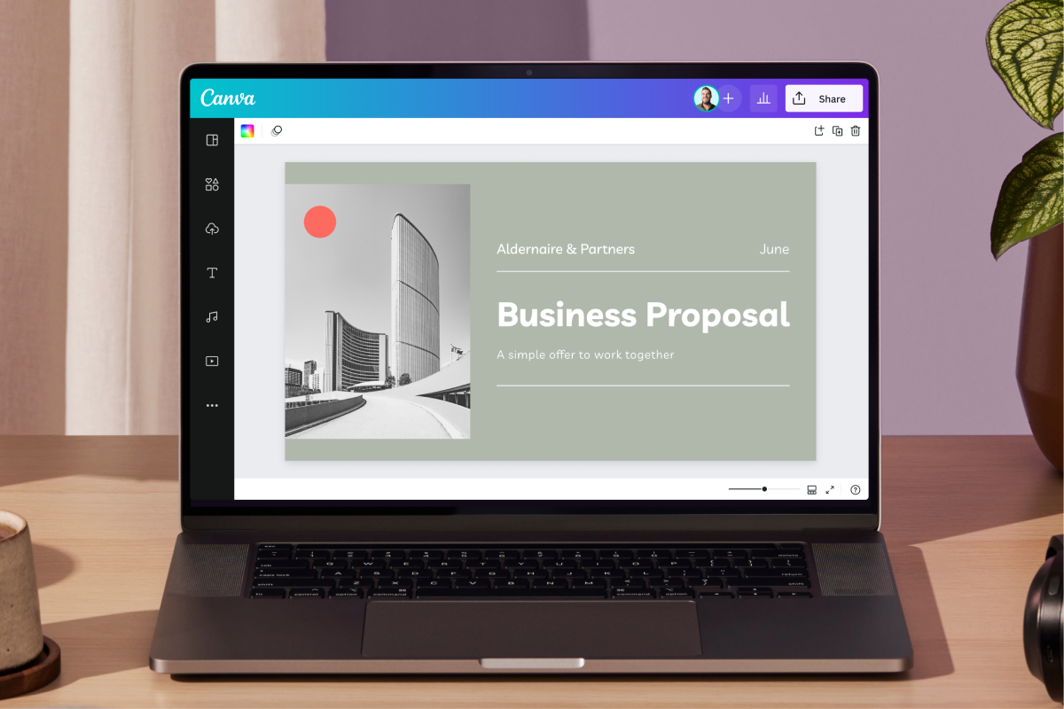 Create a PDF on Canva