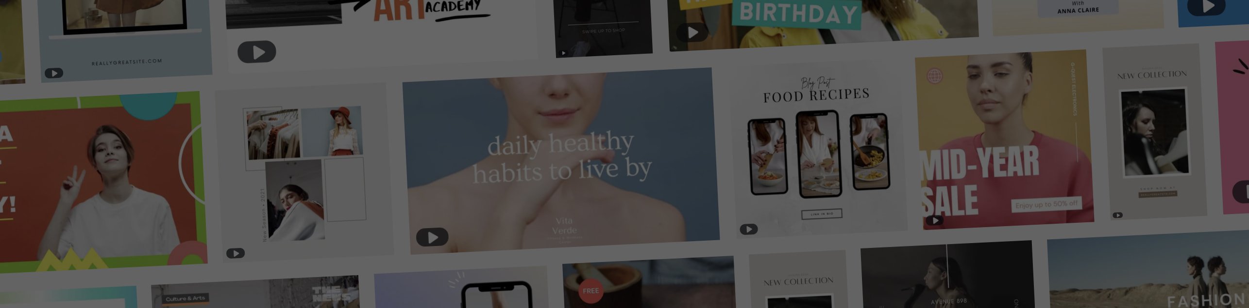 Công cụ thiết kế GIF - Banner