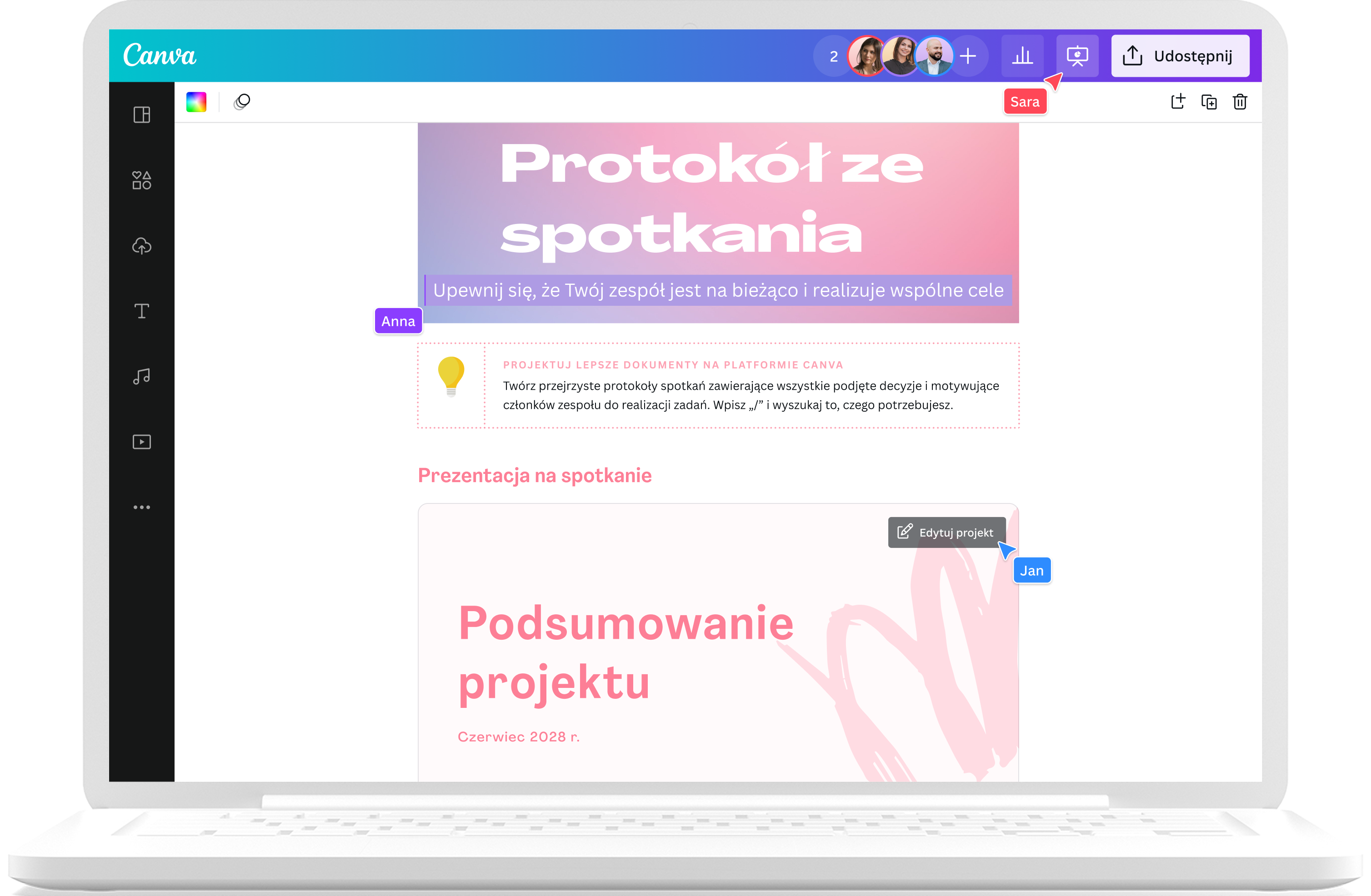 Jak tworzyć dokumenty w edytorze Canva Docs