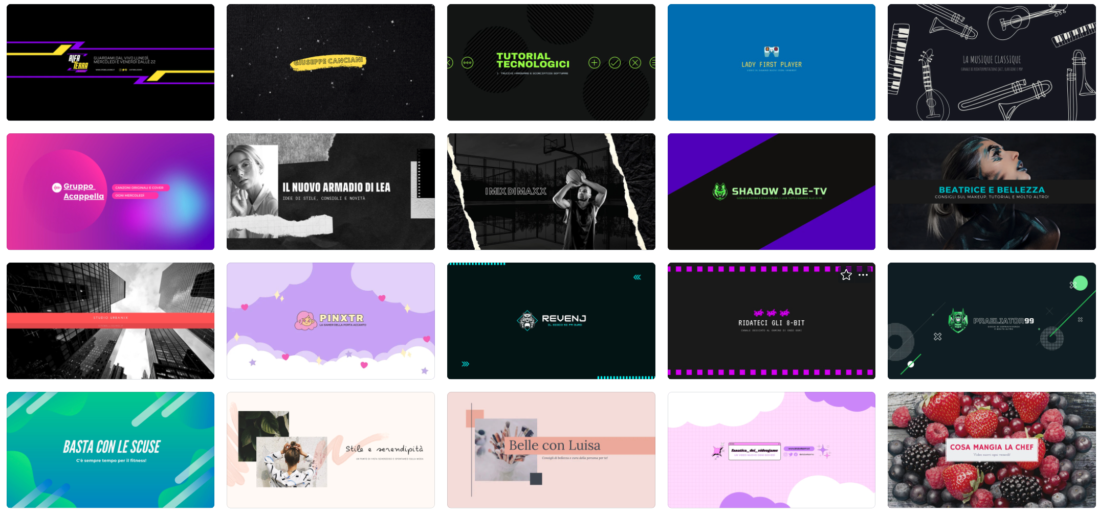Creare banner YouTube Canva Creare banner YT Canva