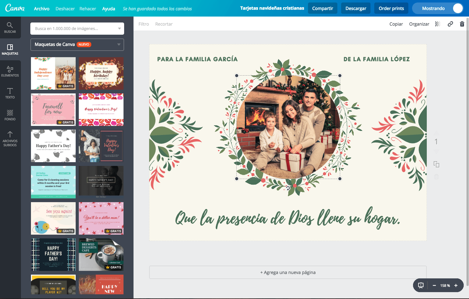 Tarjetas navideñas cristianas
