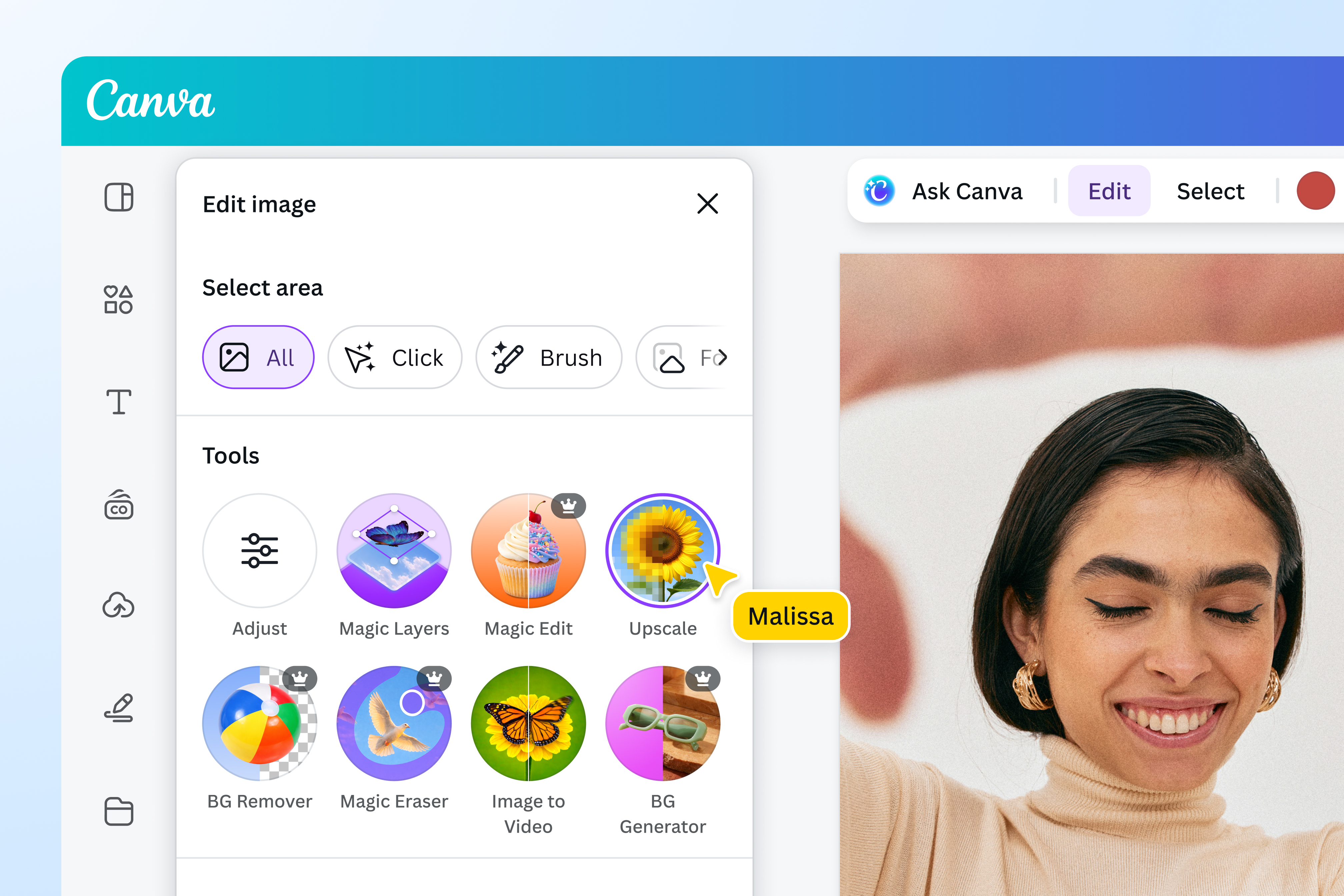 Upscale your photo to high resolution by up to 4x Upscale your photo to high resolution by up to 4x