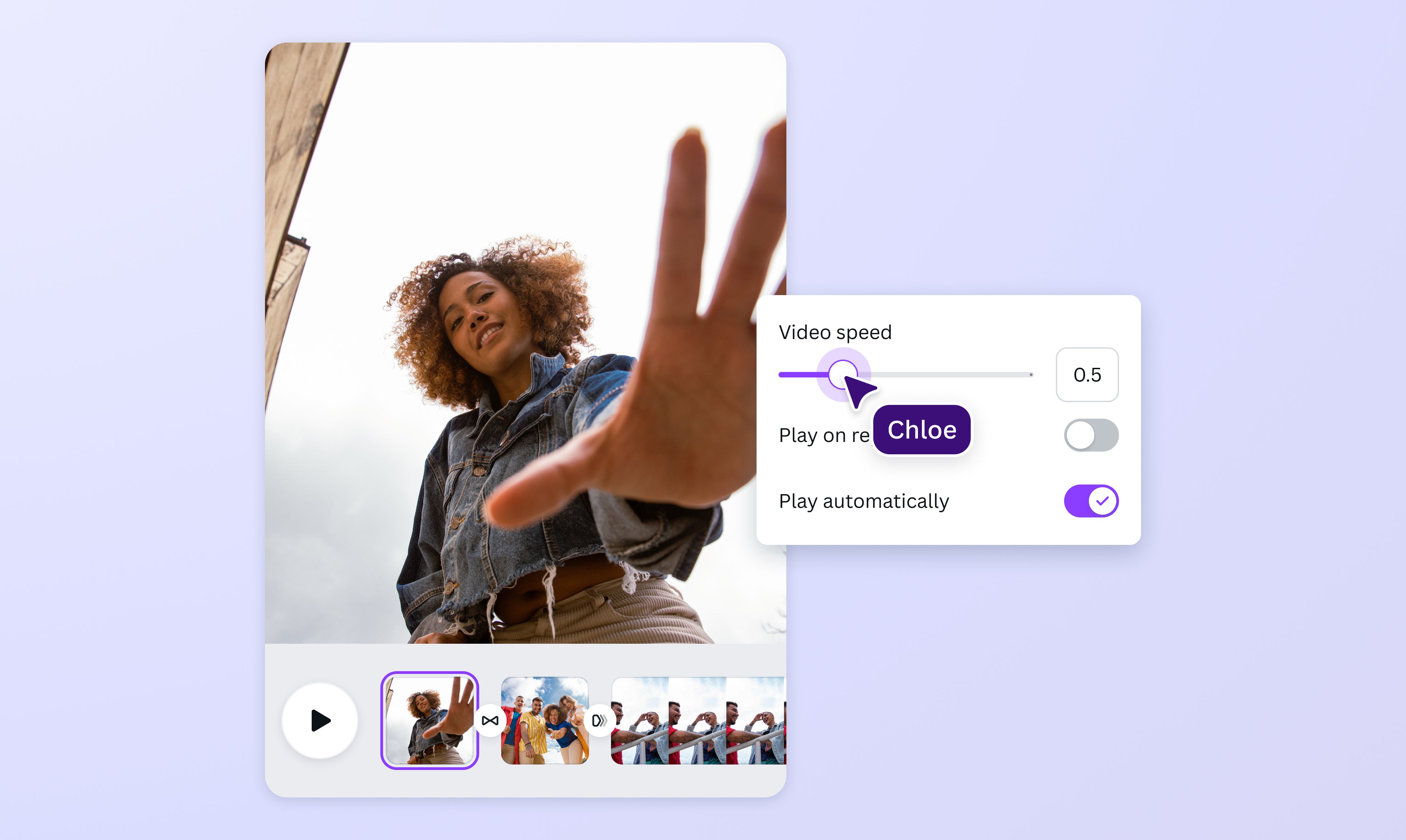 Anteprima strumento per creare video in slow motion