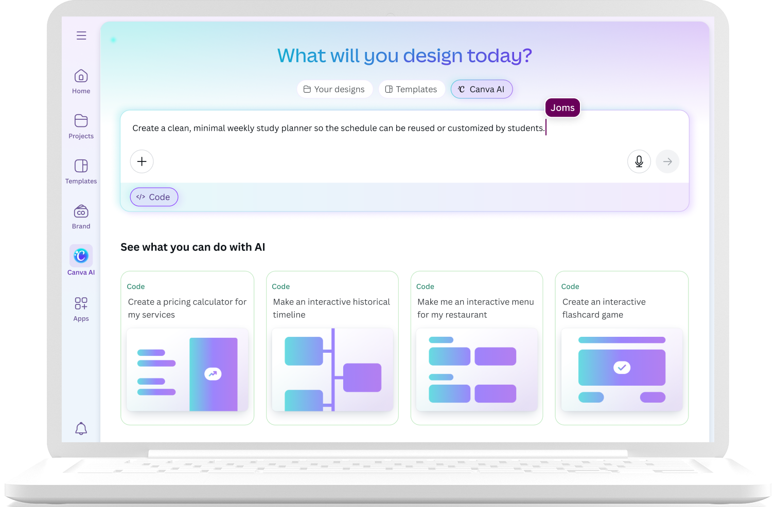 Free Study Planner: Build Custom Study Schedules with AI | Canva Code