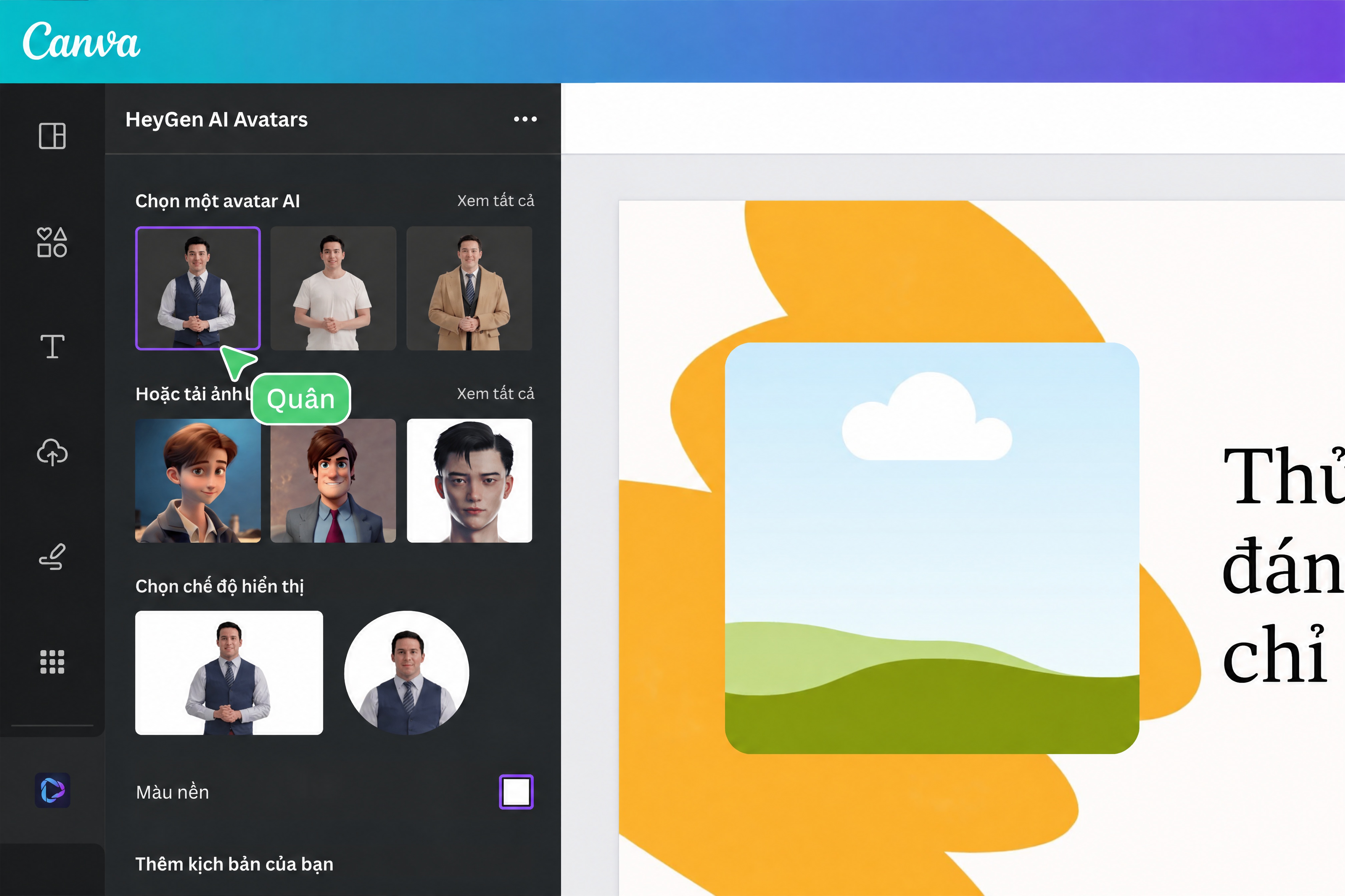 Add HeyGen AI Avatar into your AI-generated voice