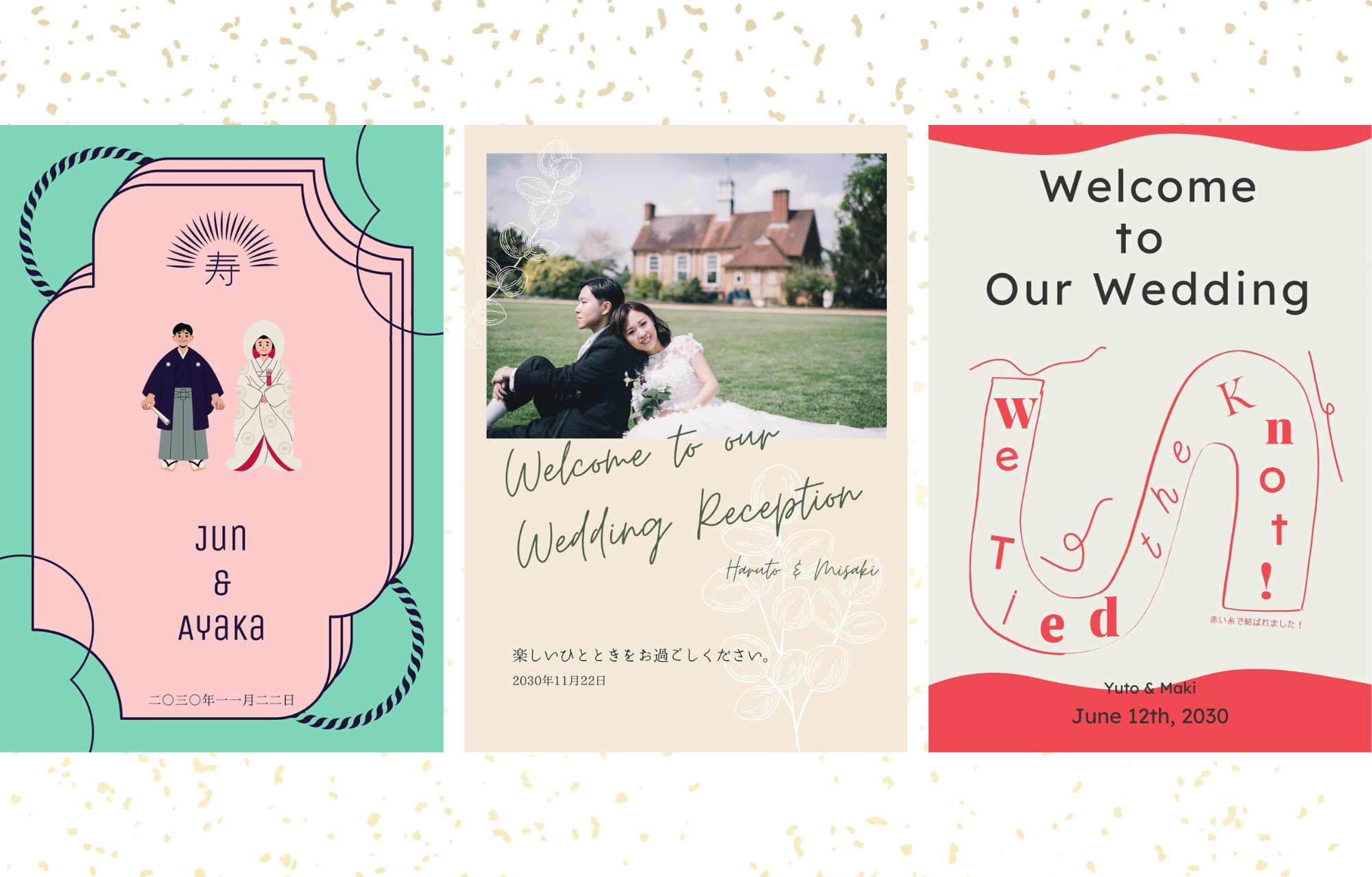 ウェルカムボード Welcome Kanbe ウェルカムボードを手作り！アイディアと事例をまとめました