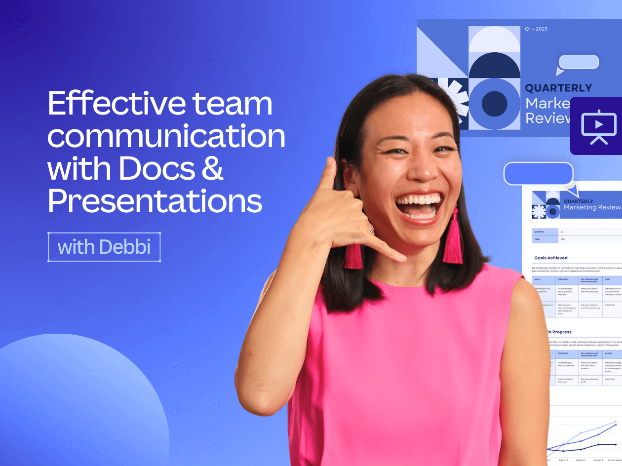 Example of employee onboarding flyer created in Canva