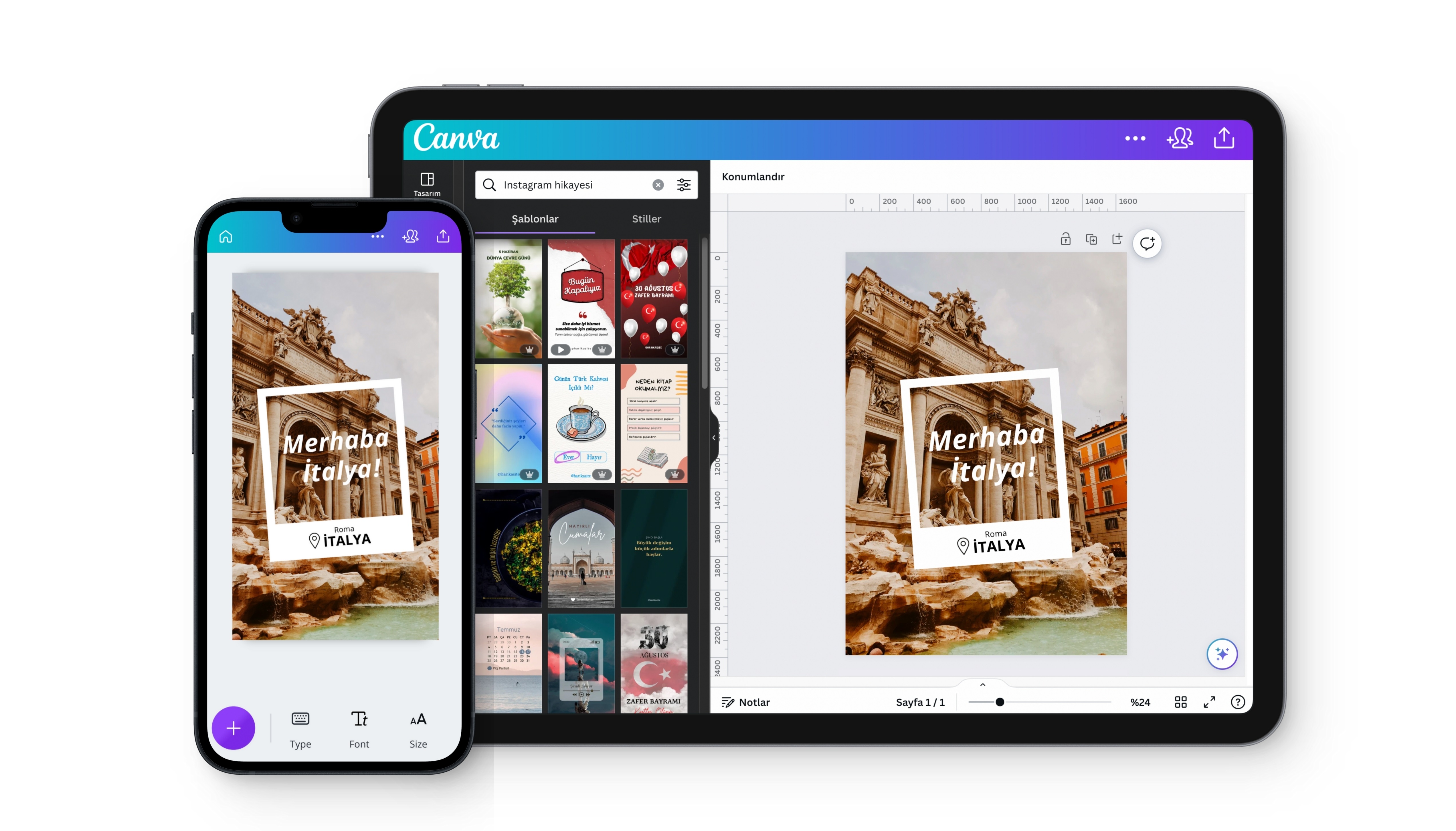 Instagram hikaye tasarımı - Canva Instagram hikaye tasarımı - Canva