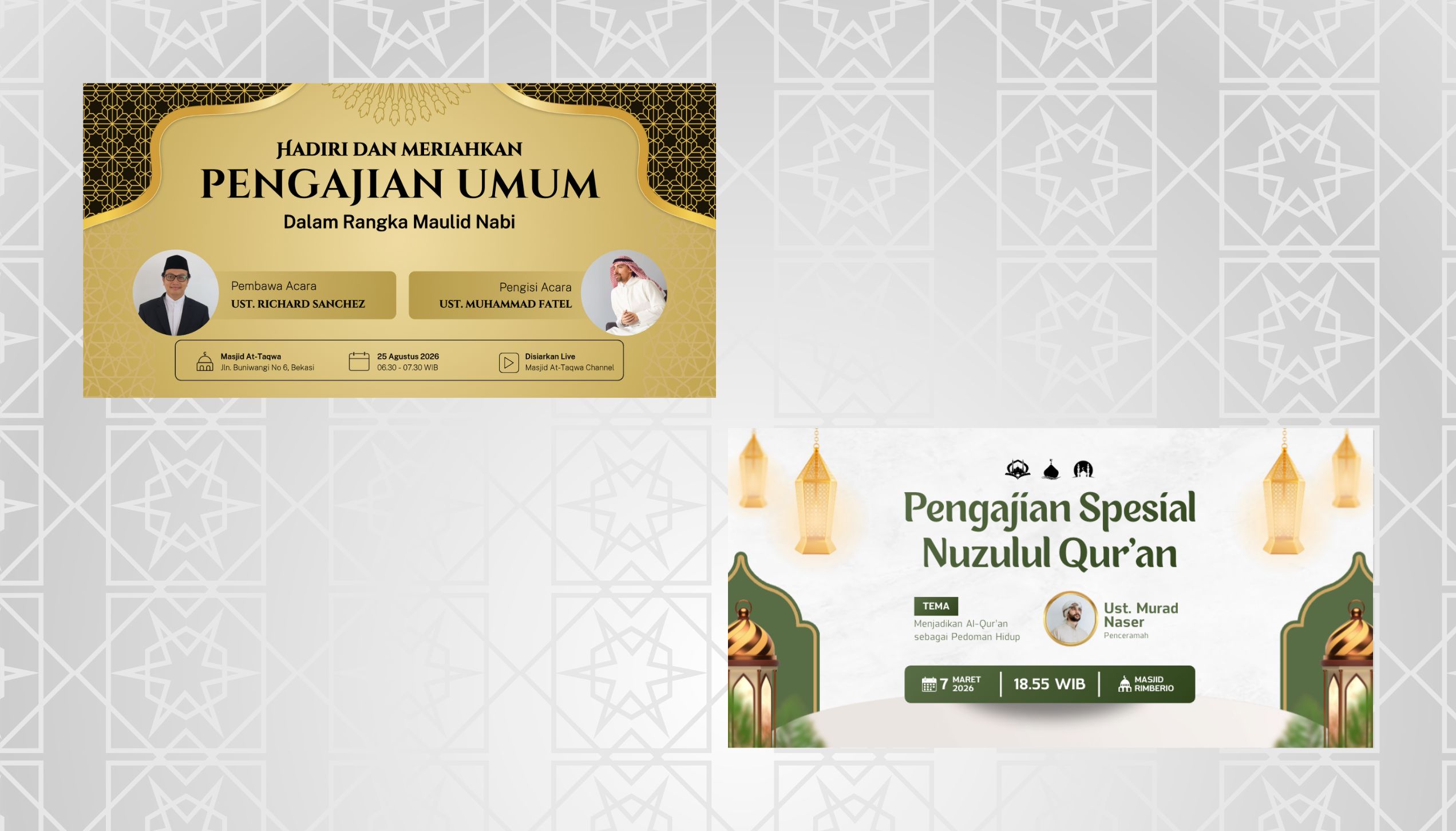 Banner Pengajian Banner Pengajian