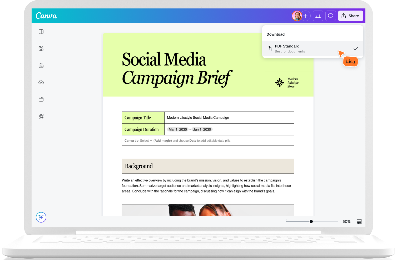 Free Online PDF Editor - Edit PDFs with ease - Canva