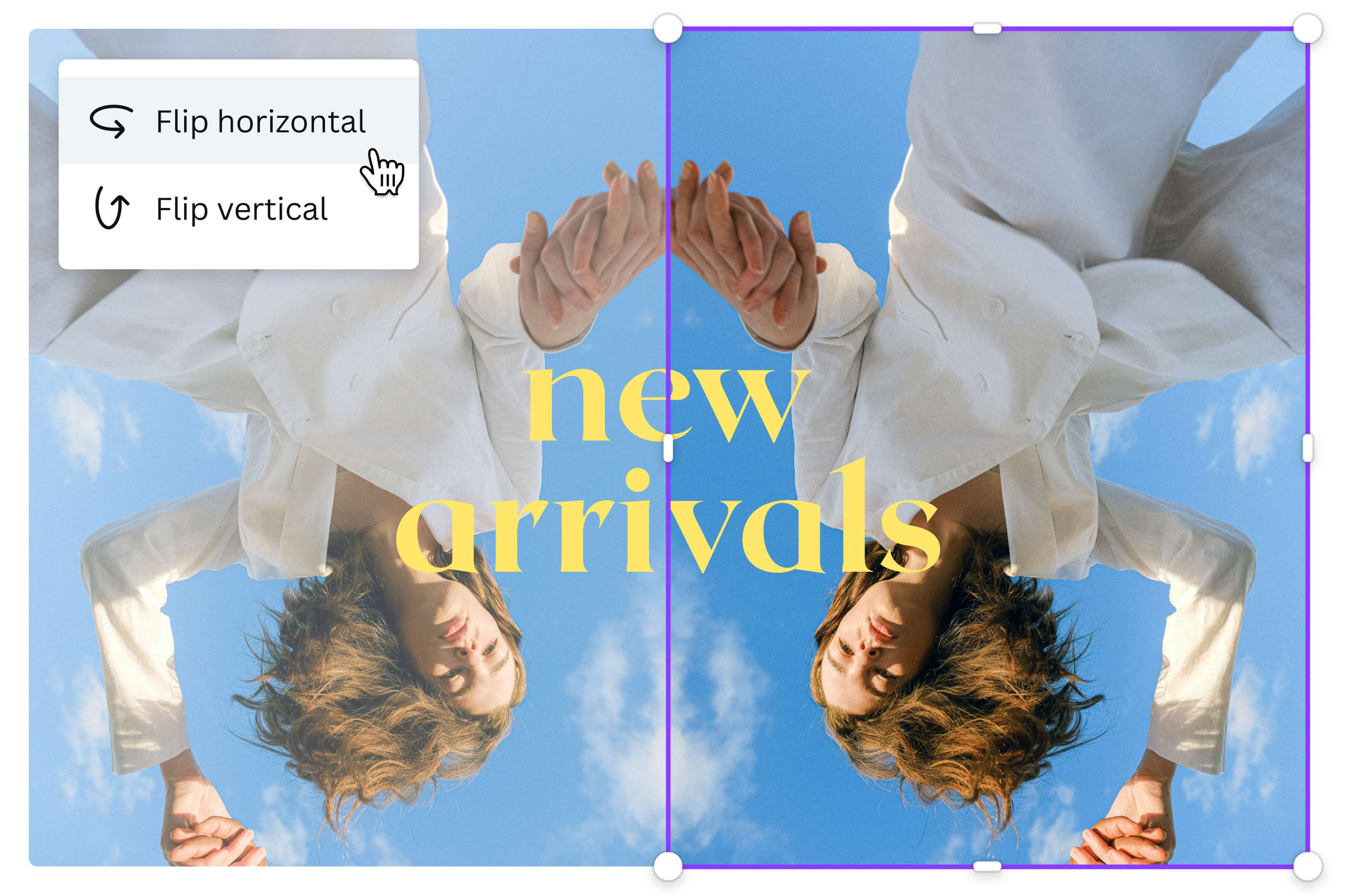 fitur balik gambar canva