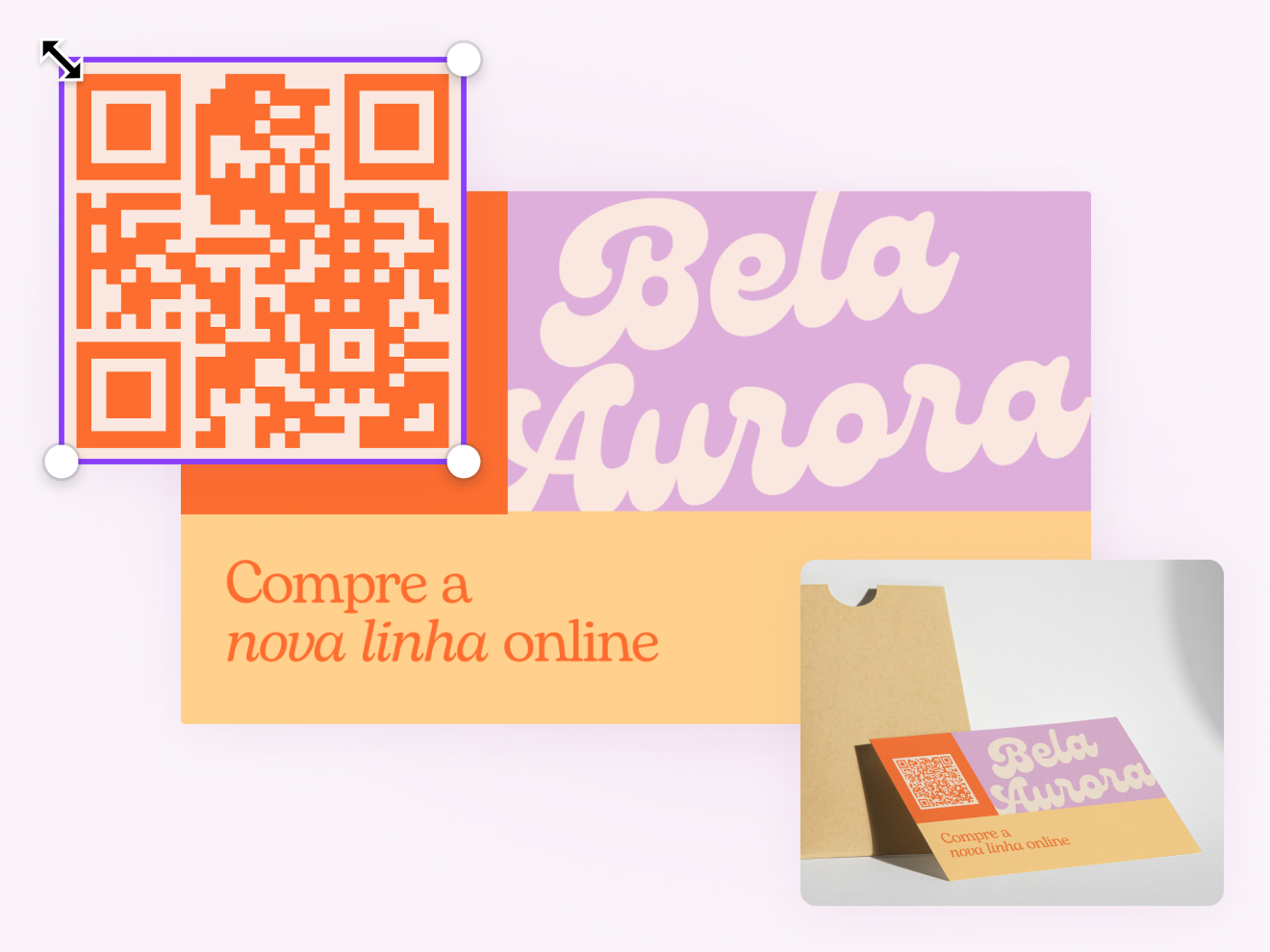 Atualize o link do código QR a qualquer momento