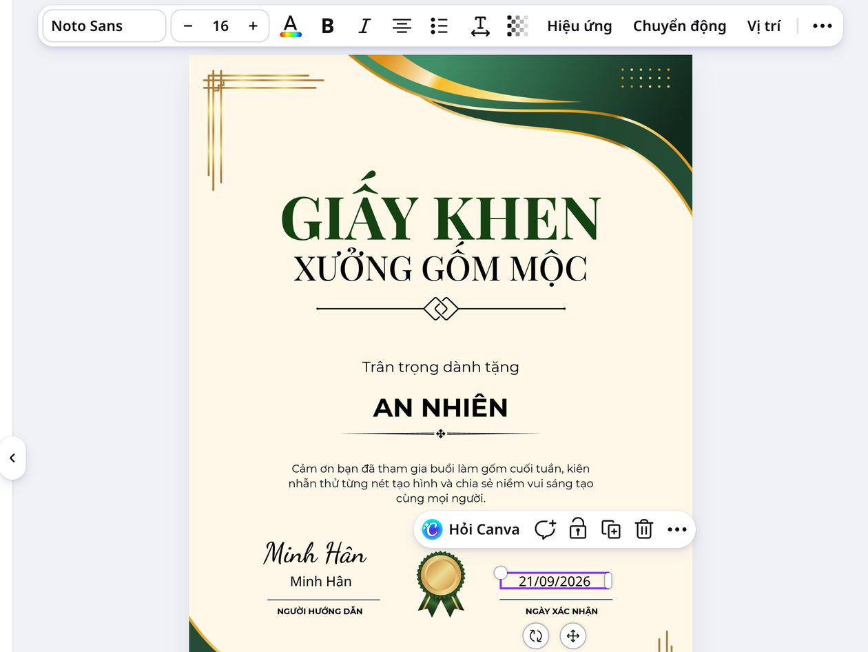 Bổ sung họ tên và ngày ký cạnh chữ ký Bổ sung họ tên và ngày ký cạnh chữ ký