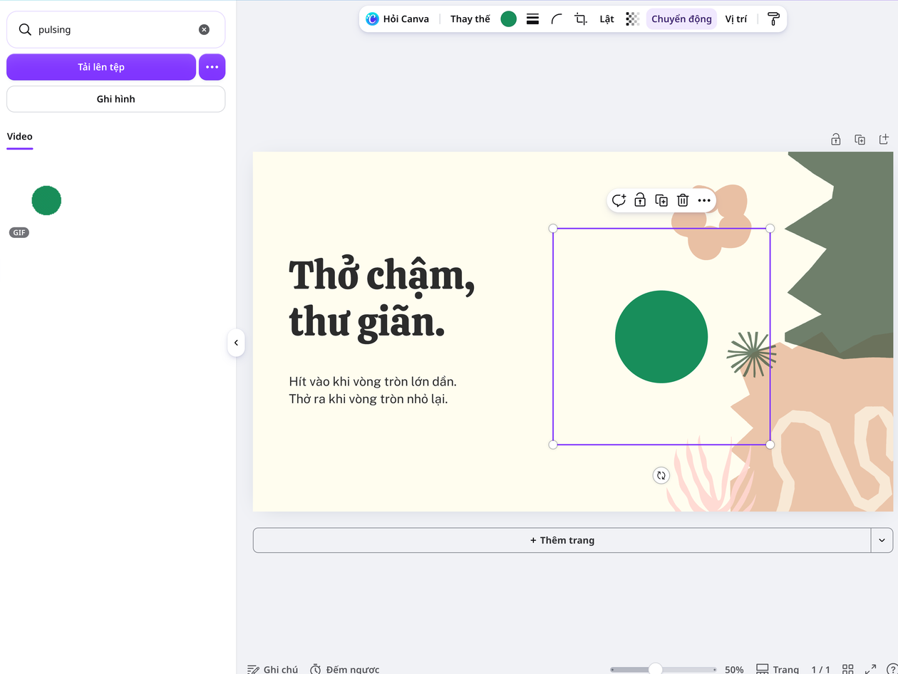 Đưa lottie animation có sẵn vào thiết kế Canva Đưa lottie animation có sẵn vào thiết kế Canva