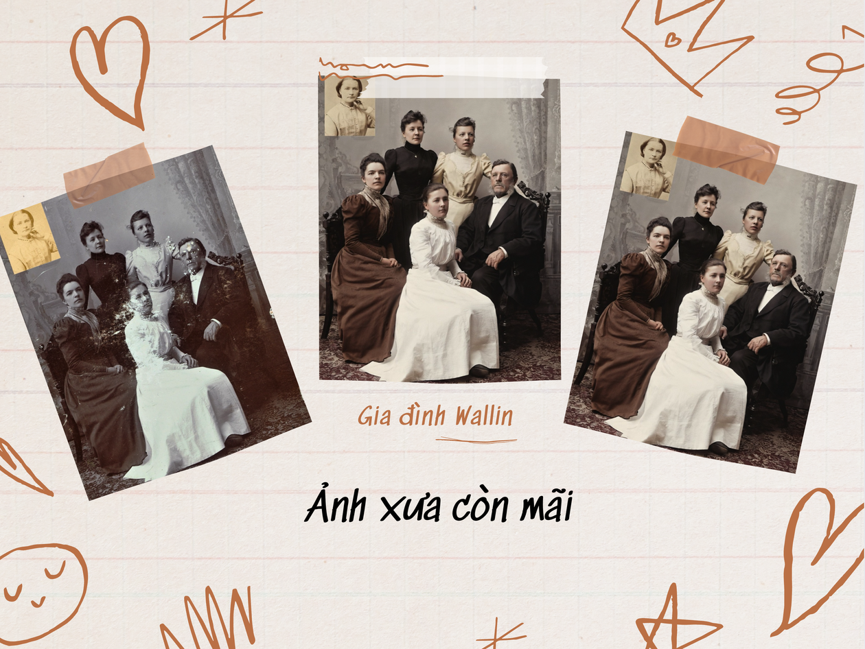 Không chỉ là trình chỉnh sửa ảnh Đưa ảnh đã phục hồi vào thiết kế album gia đình