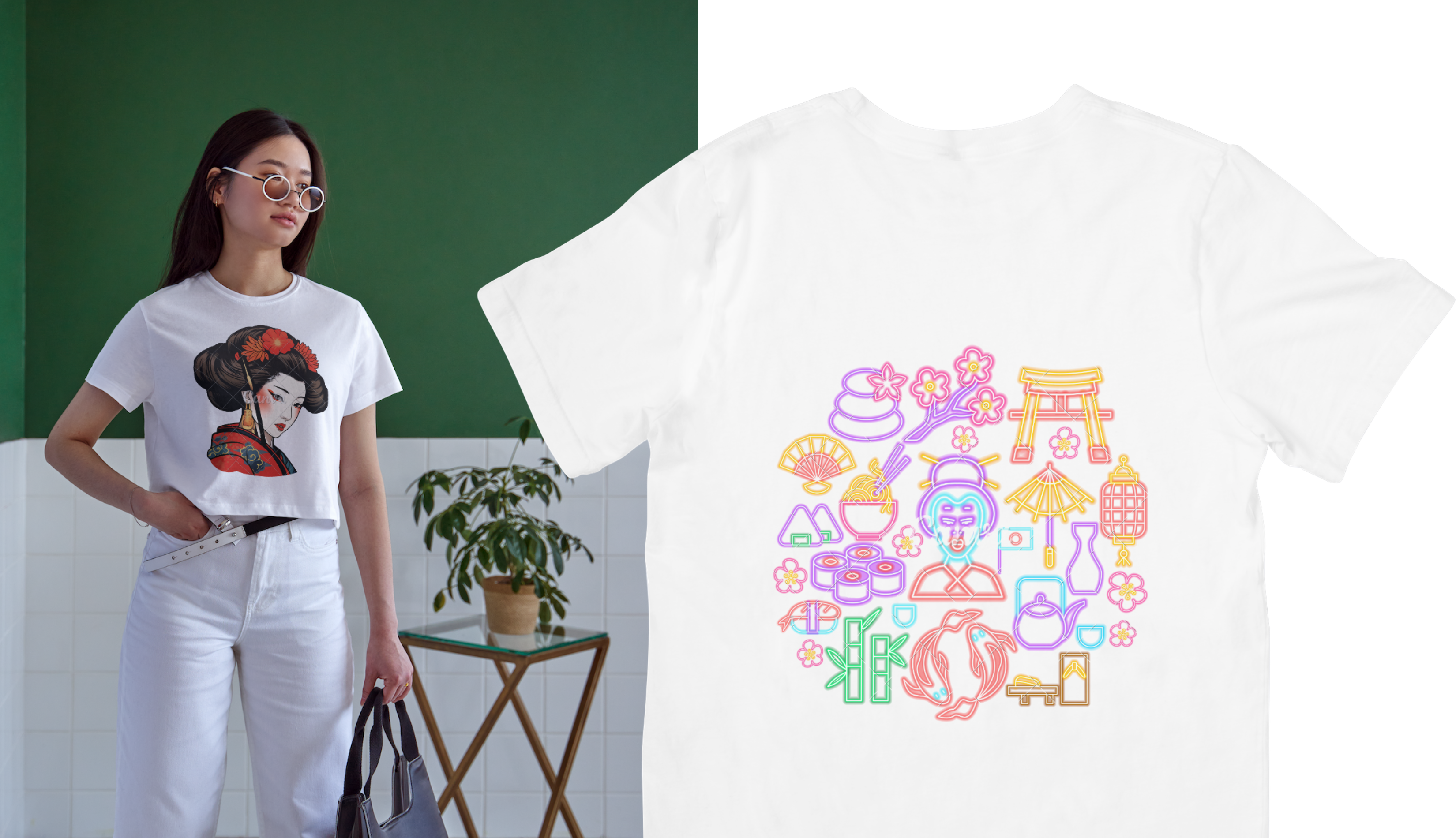 オリジナルTシャツモックアップを作成