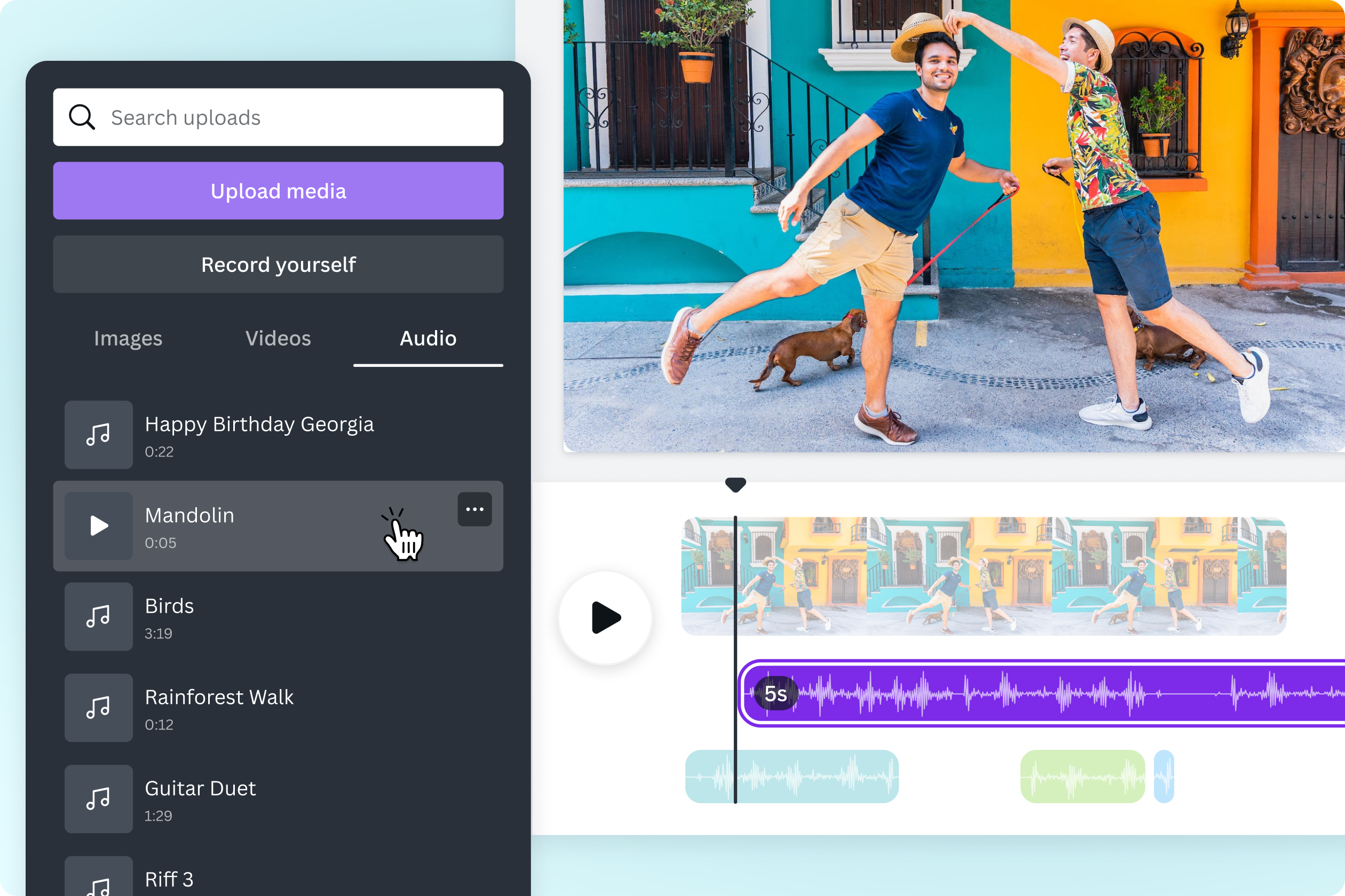 Añade audio a tu GIF