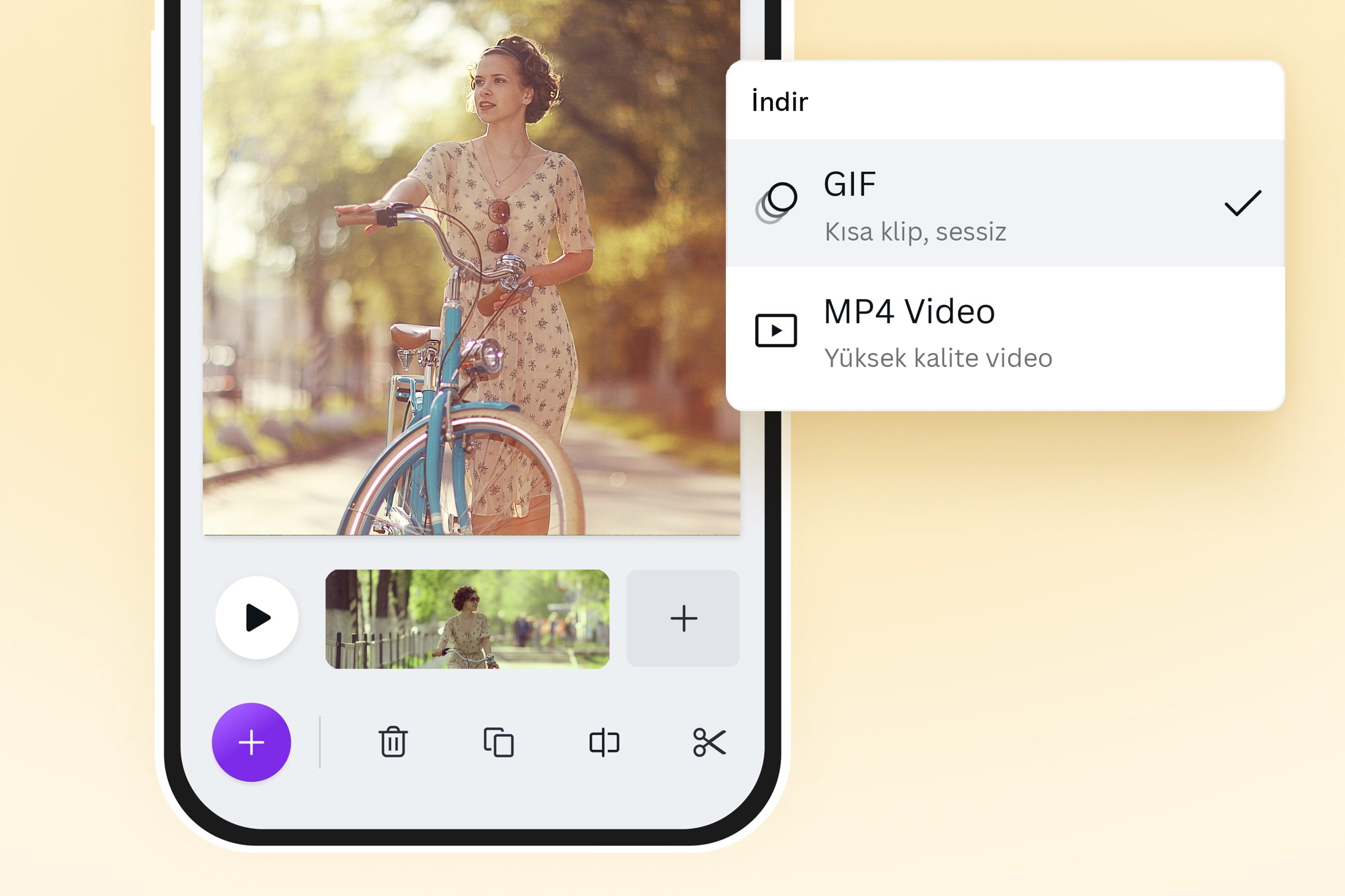 mp4 gif yapma - Canva