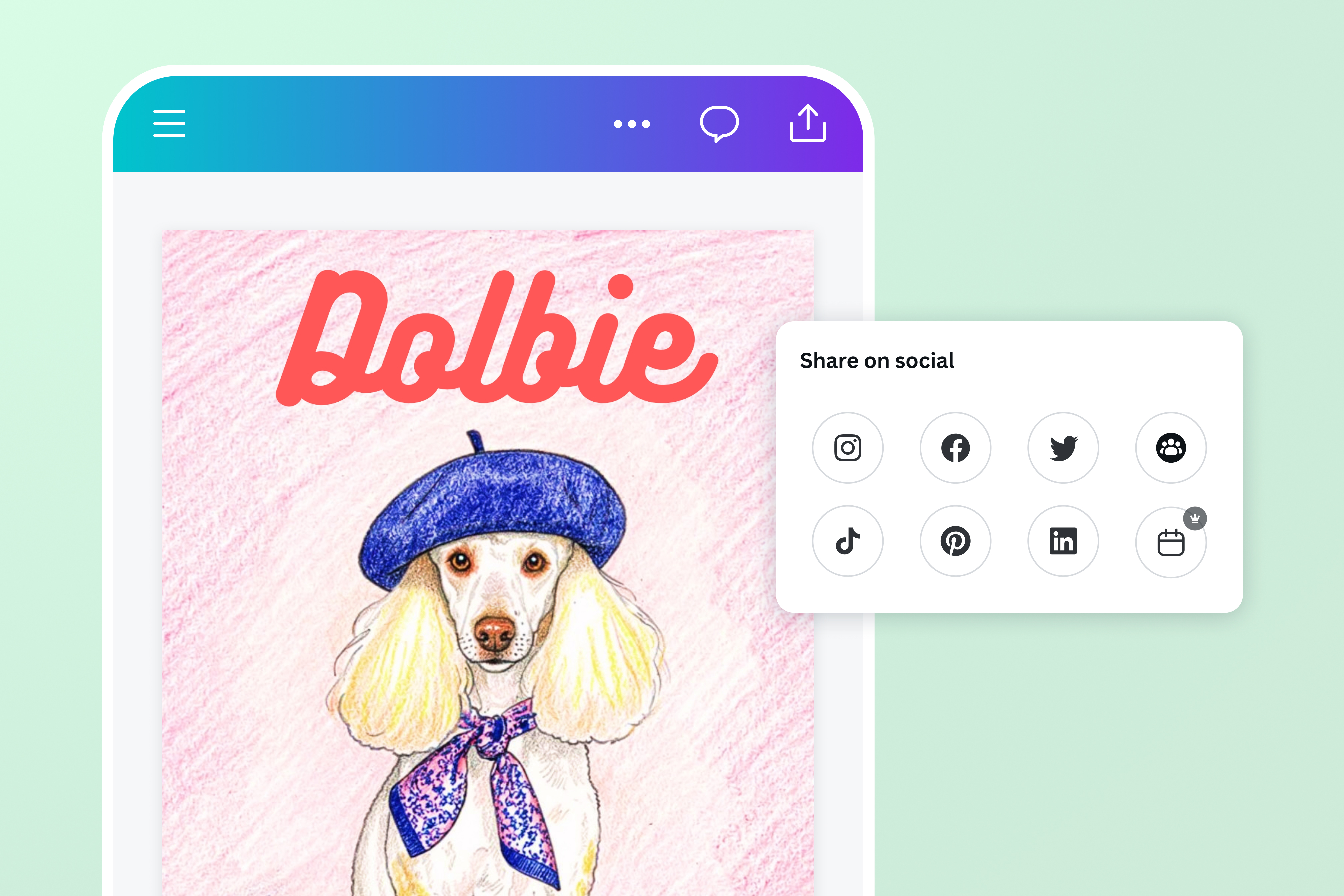 Share your image-turned-sketch on social media platforms Share your image-turned-sketch on social media platforms