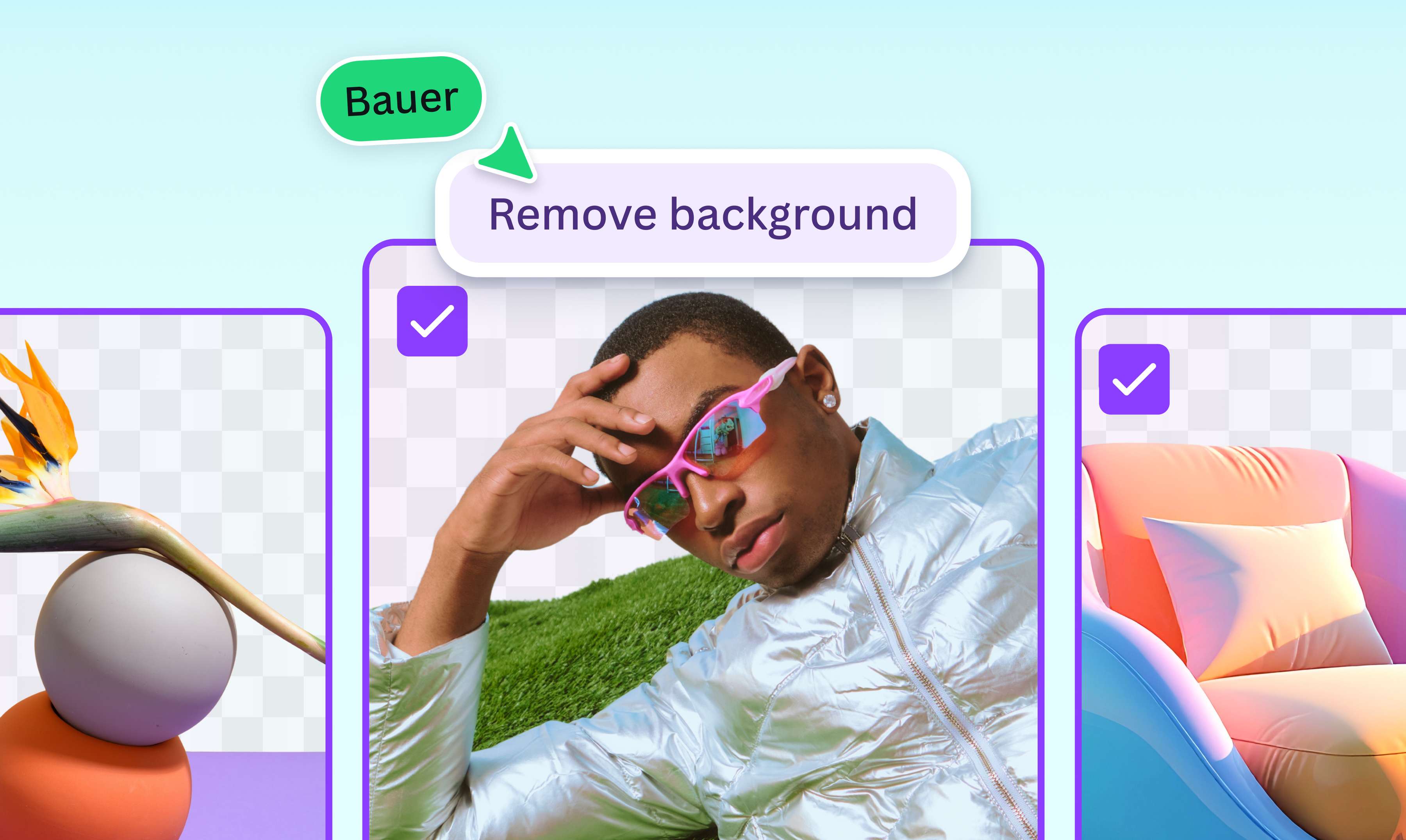 Bulk background remover