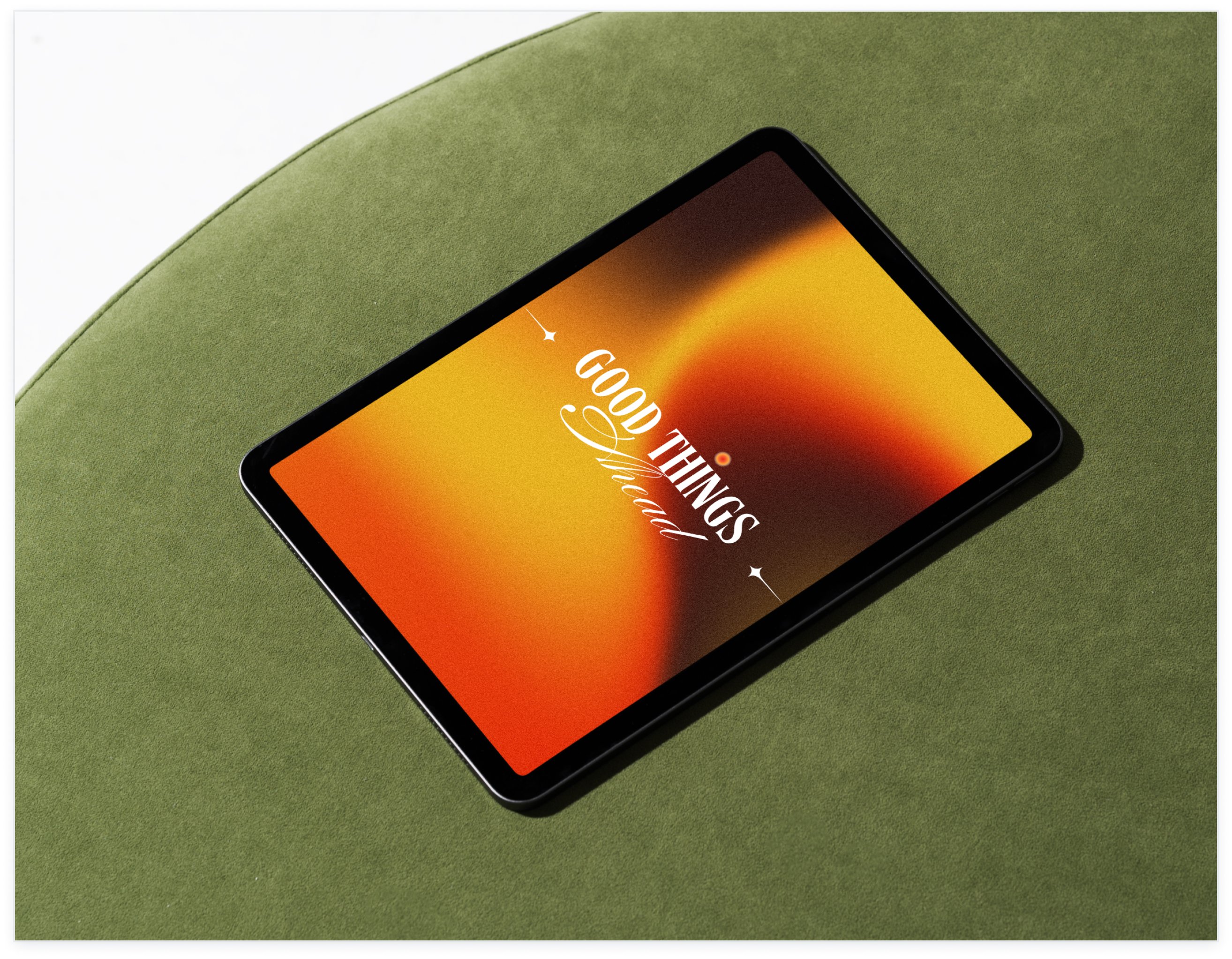 Banner principal Criar mockup de tablet