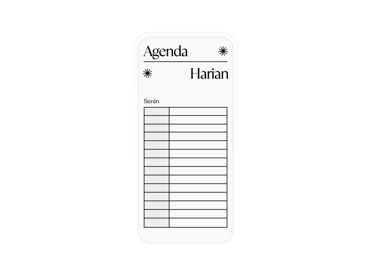 Agenda Pribadi