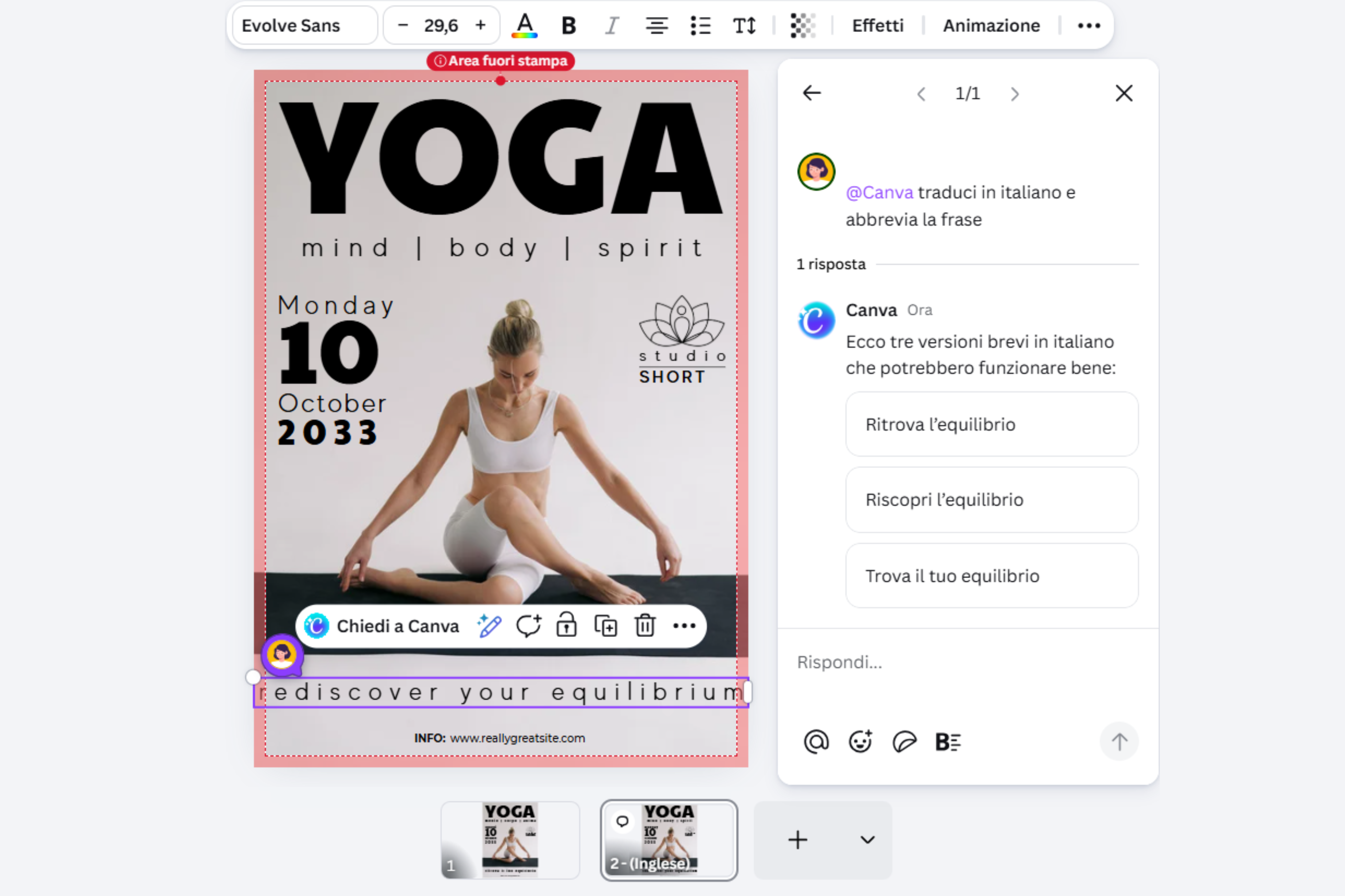 Traduci e modifica PDF Traduci e modifica PDF su Canva