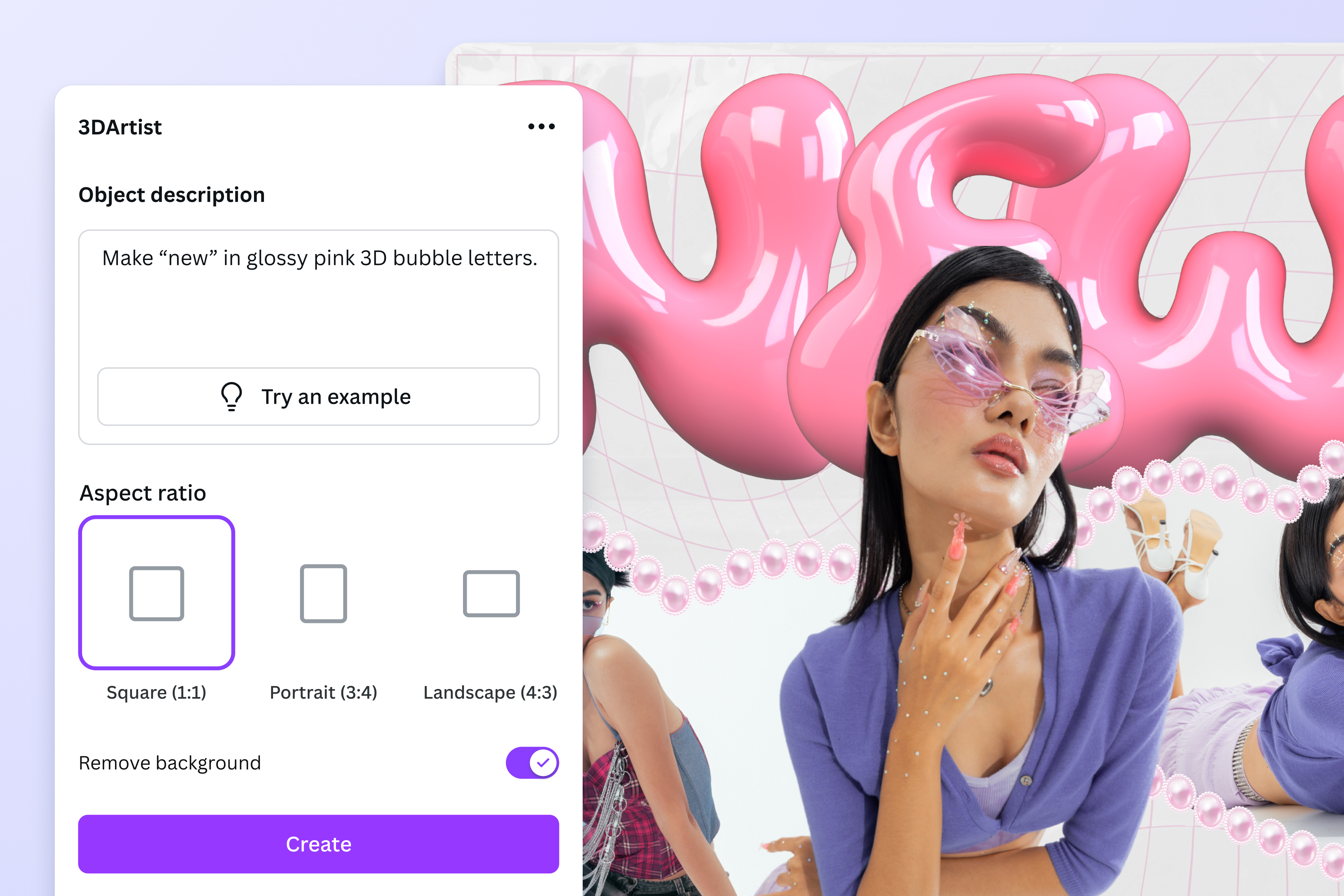 Create personalized graphics for different projects Create personalized graphics for different projects