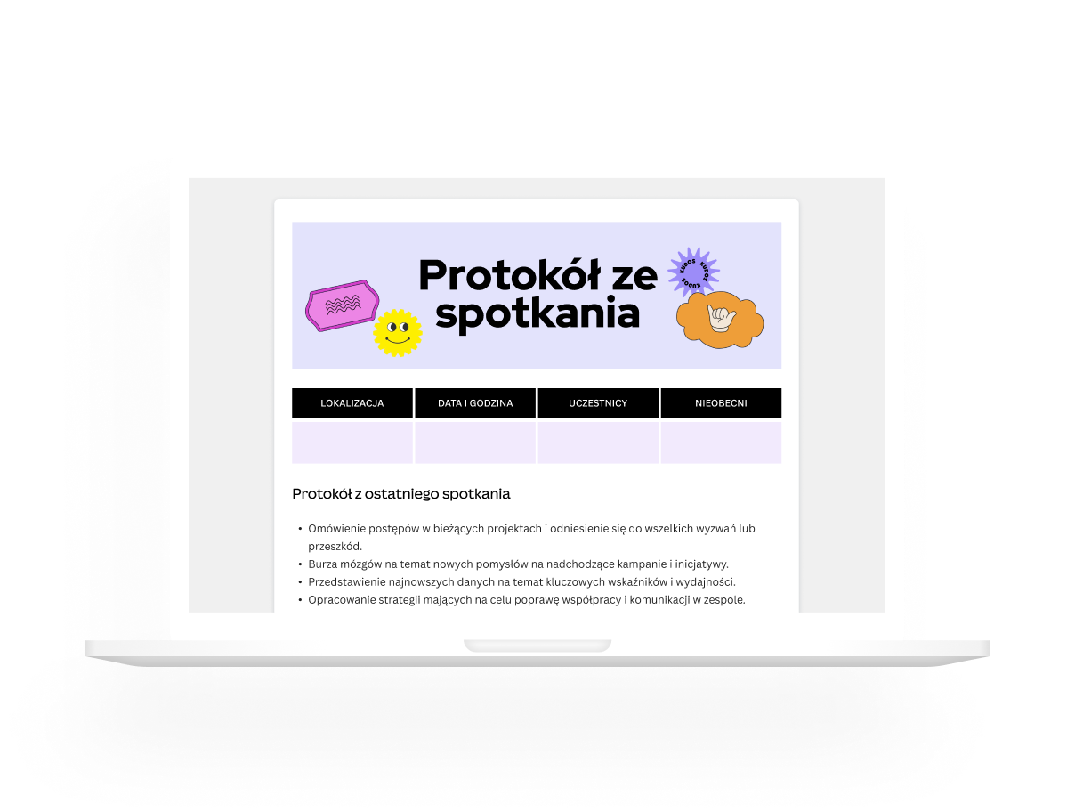 Notatki ze spotkania