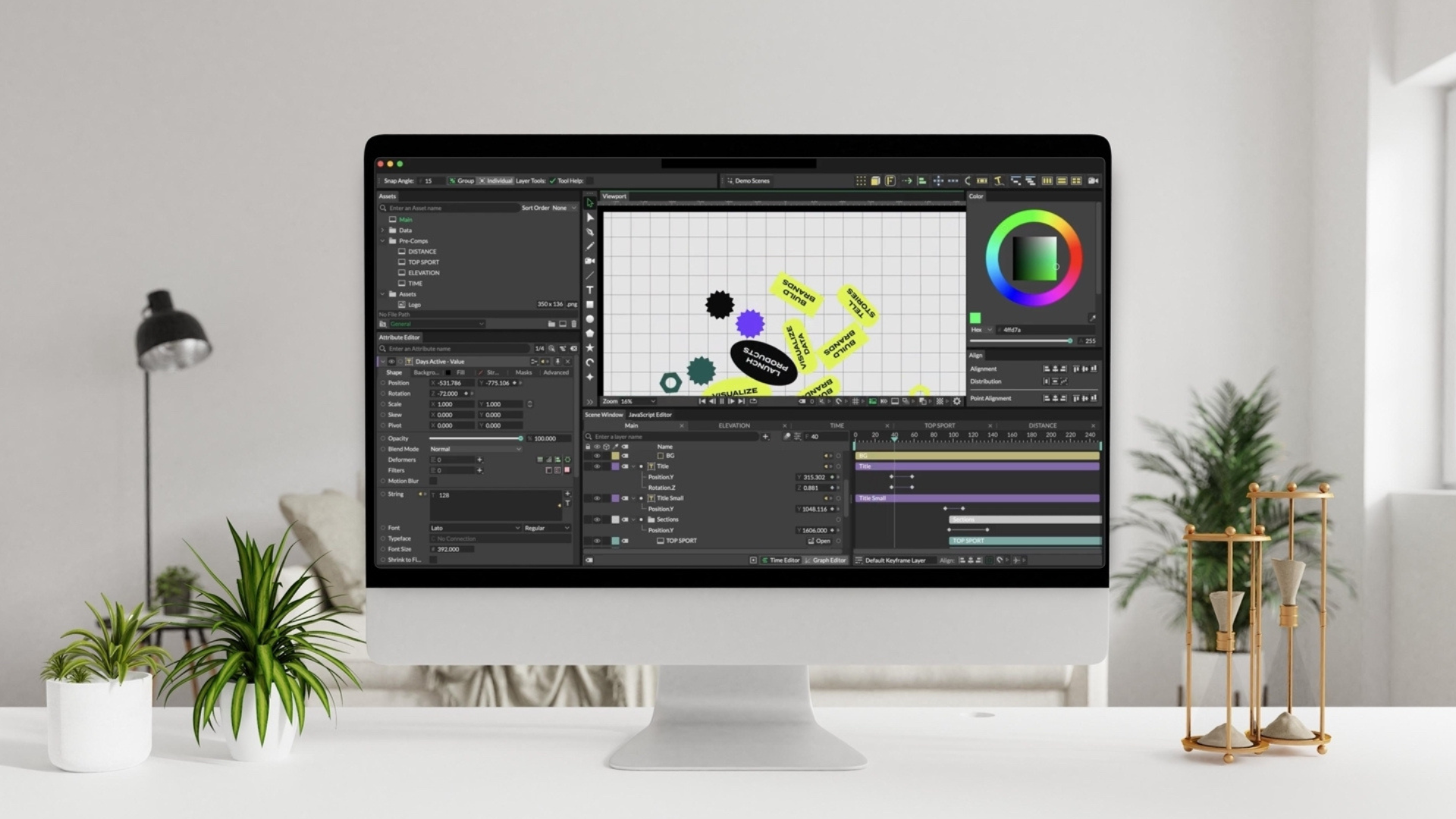 Cavalry UI on a computer screen