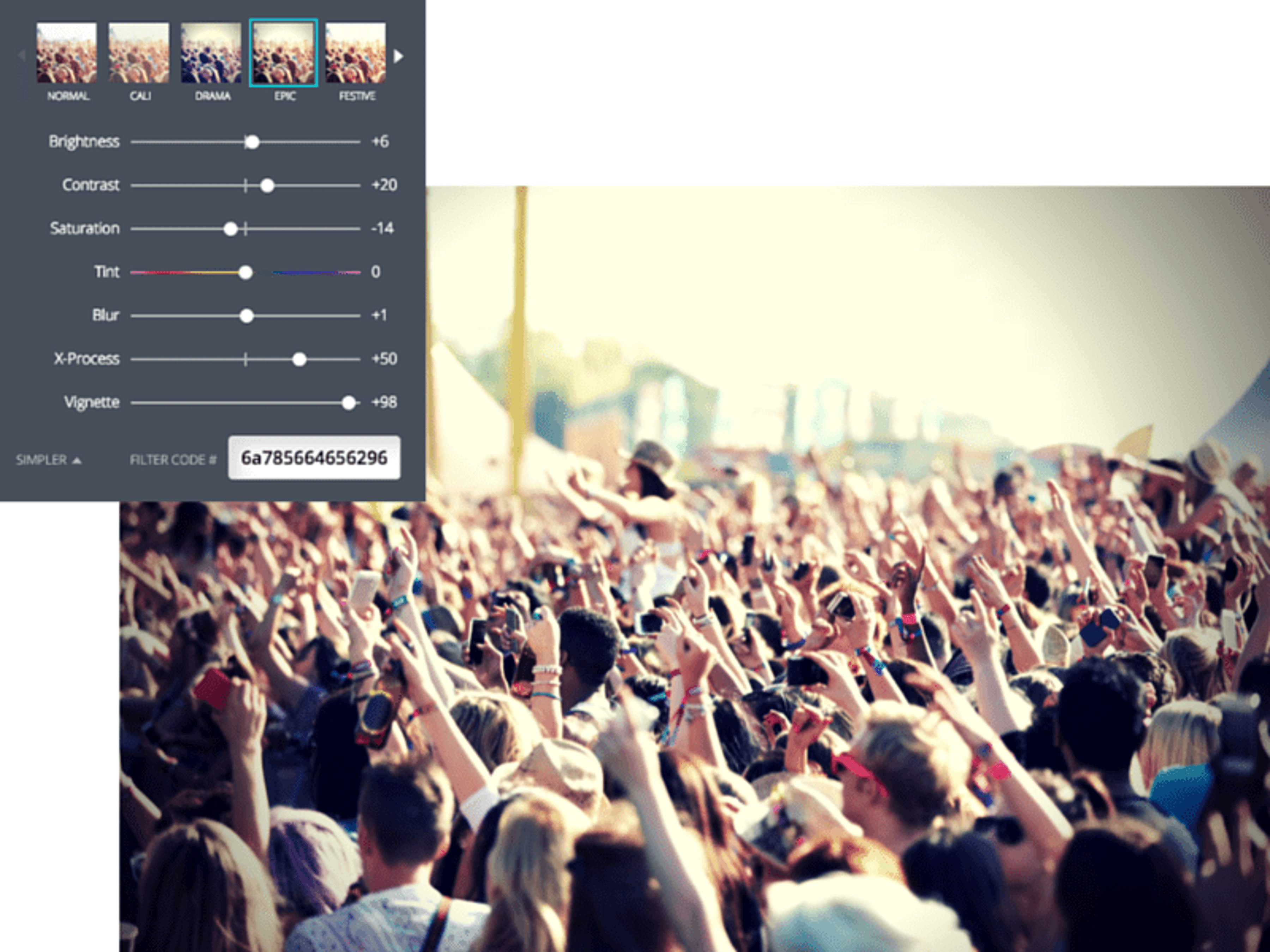 วิธีทำ vignette ลดแสงขอบภาพใน Canva 5