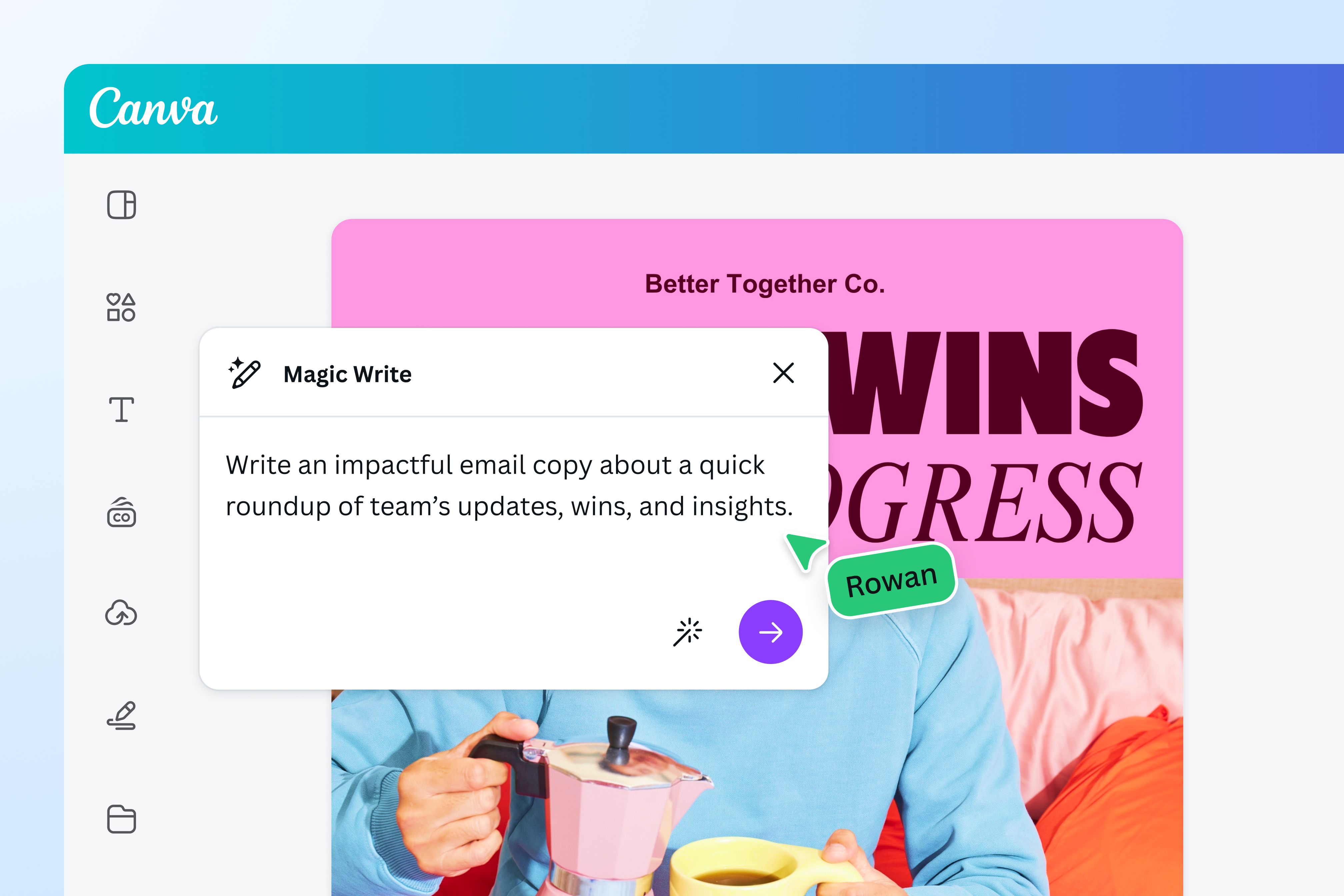 Edit your email design with AI