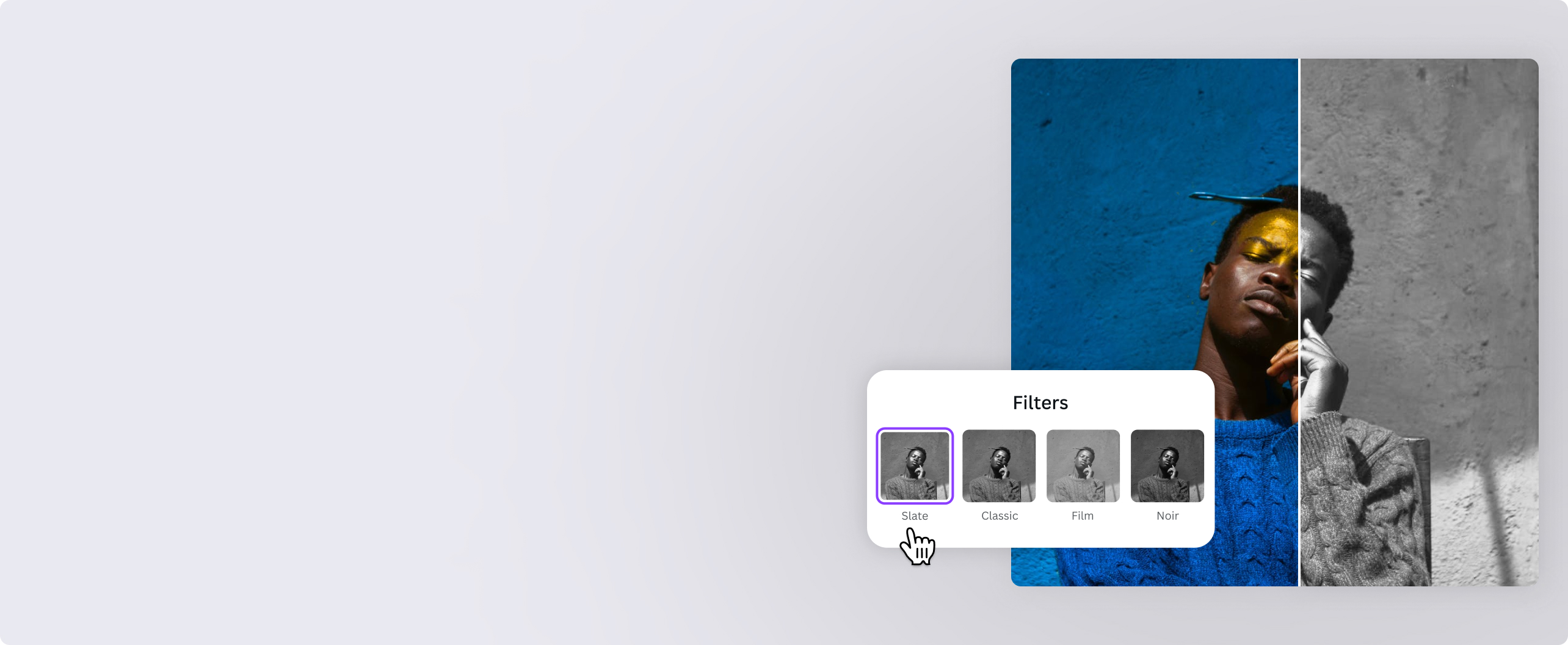 Grayscale Image Feature Banner