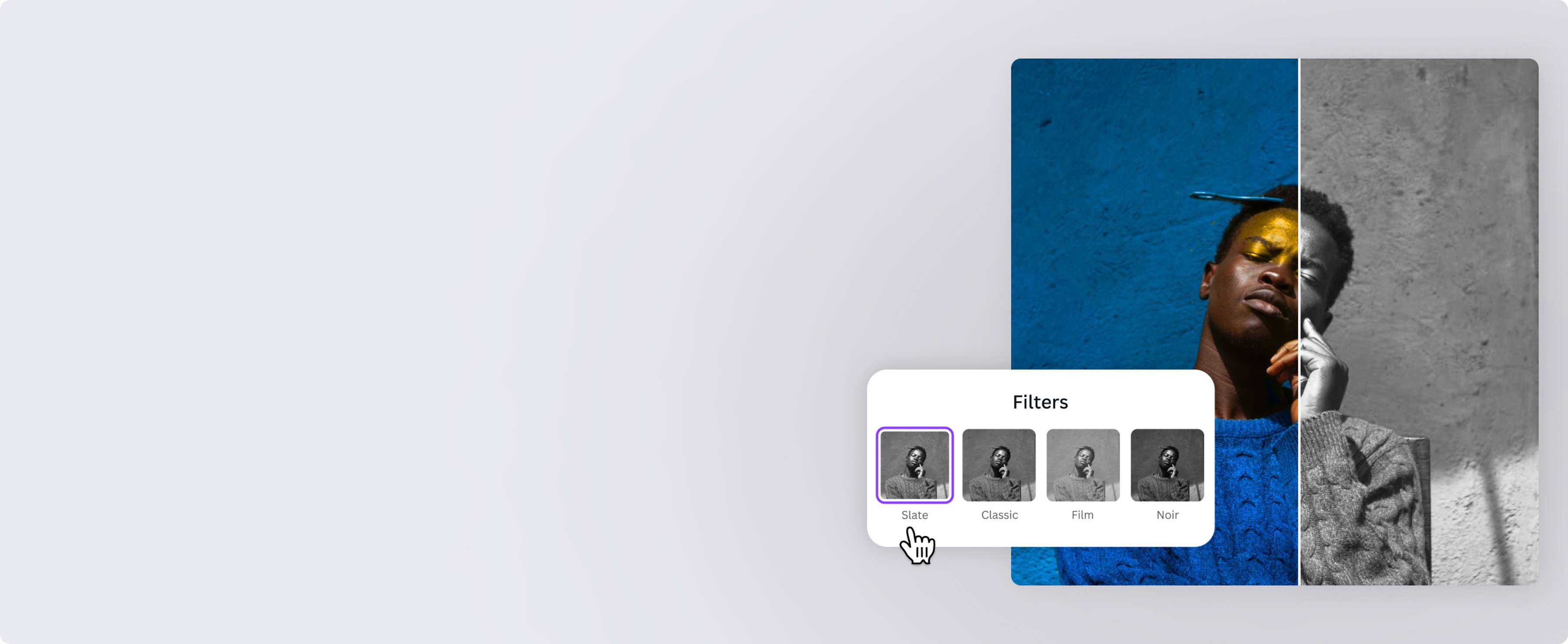 Grayscale Image Feature Banner