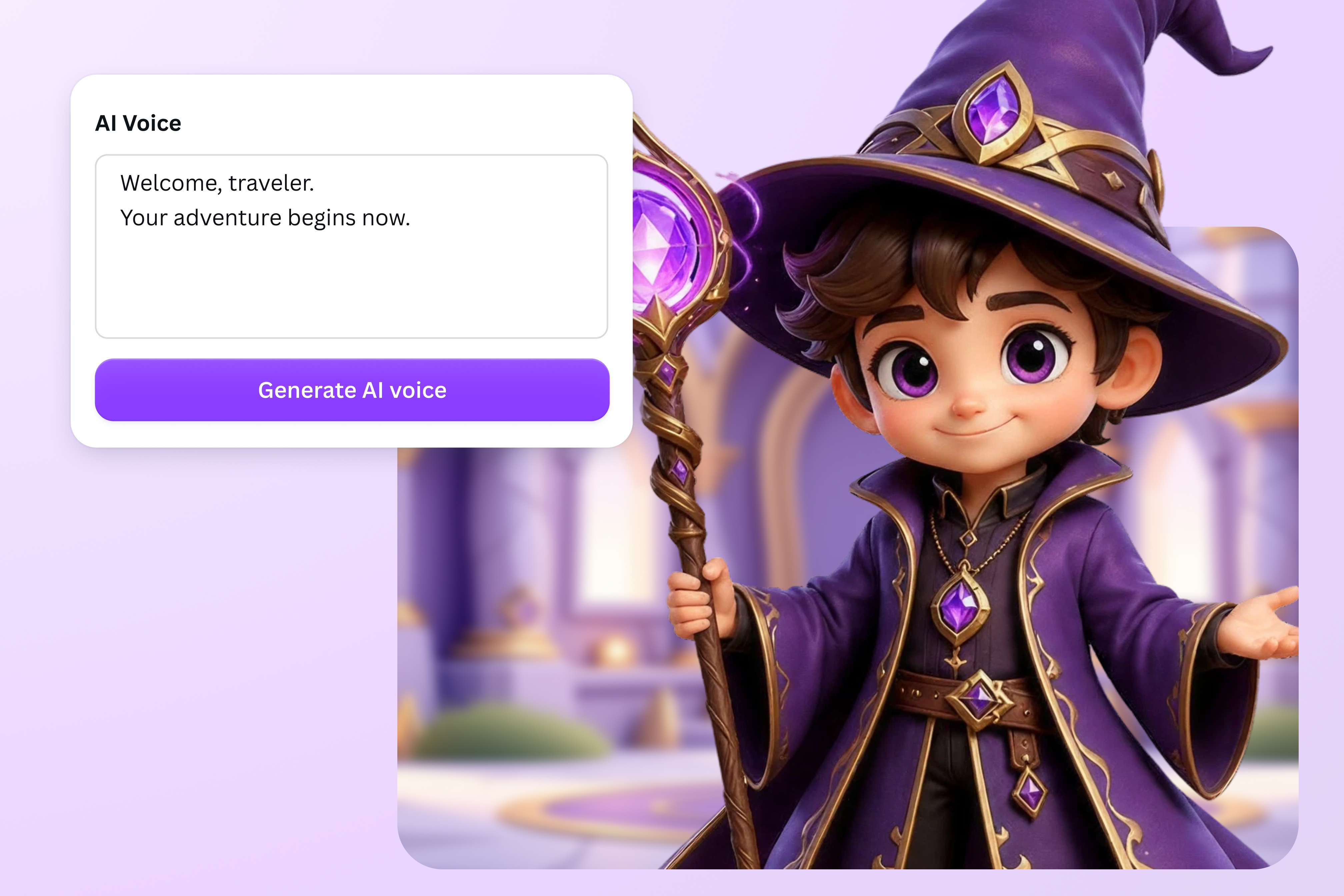 Meet your next AI voice character Meet your next AI voice character