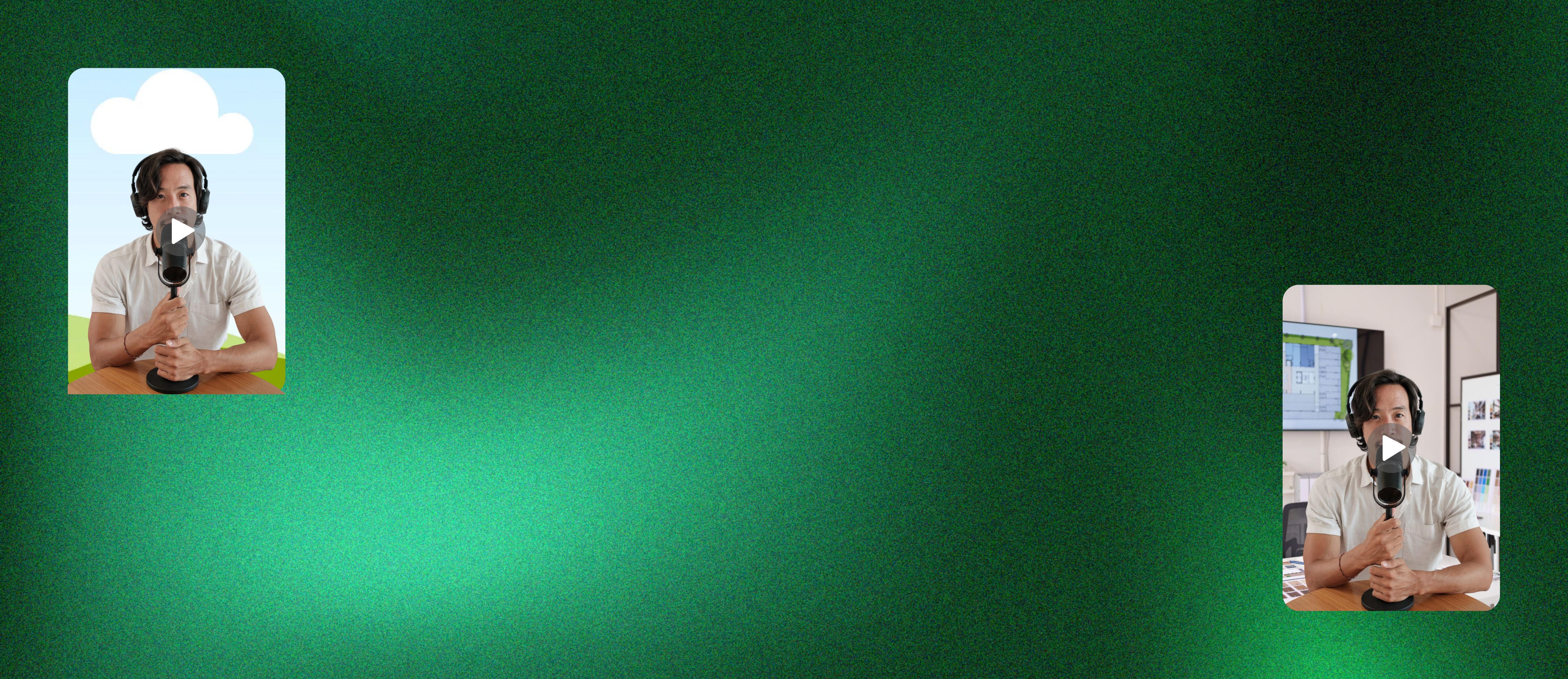 ganti background video