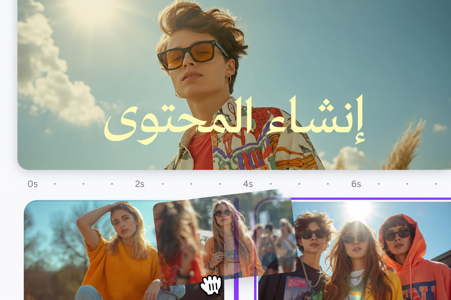 إنشاء محتوى بلا عناء