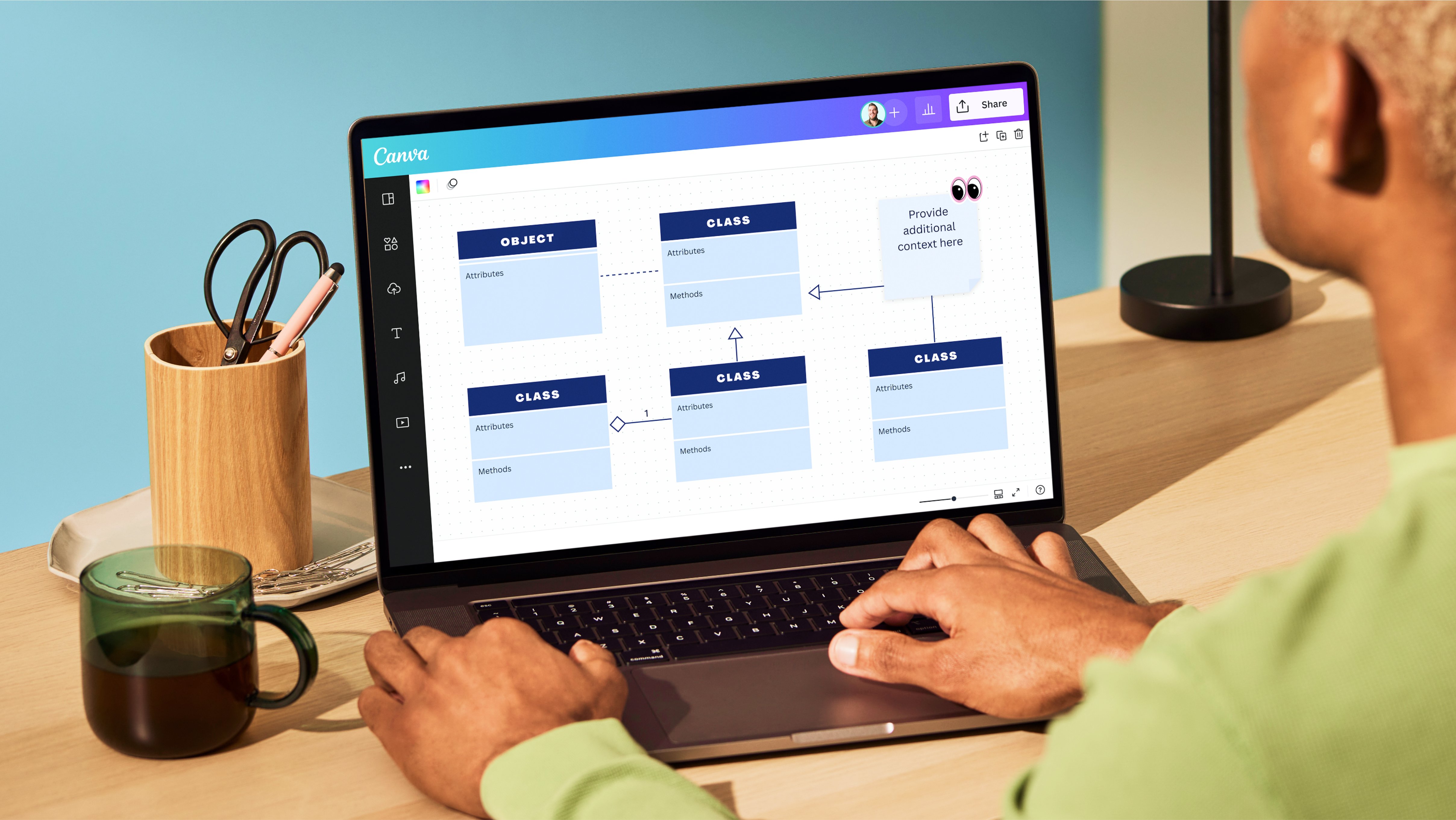 Anteprima UML chart su PC
