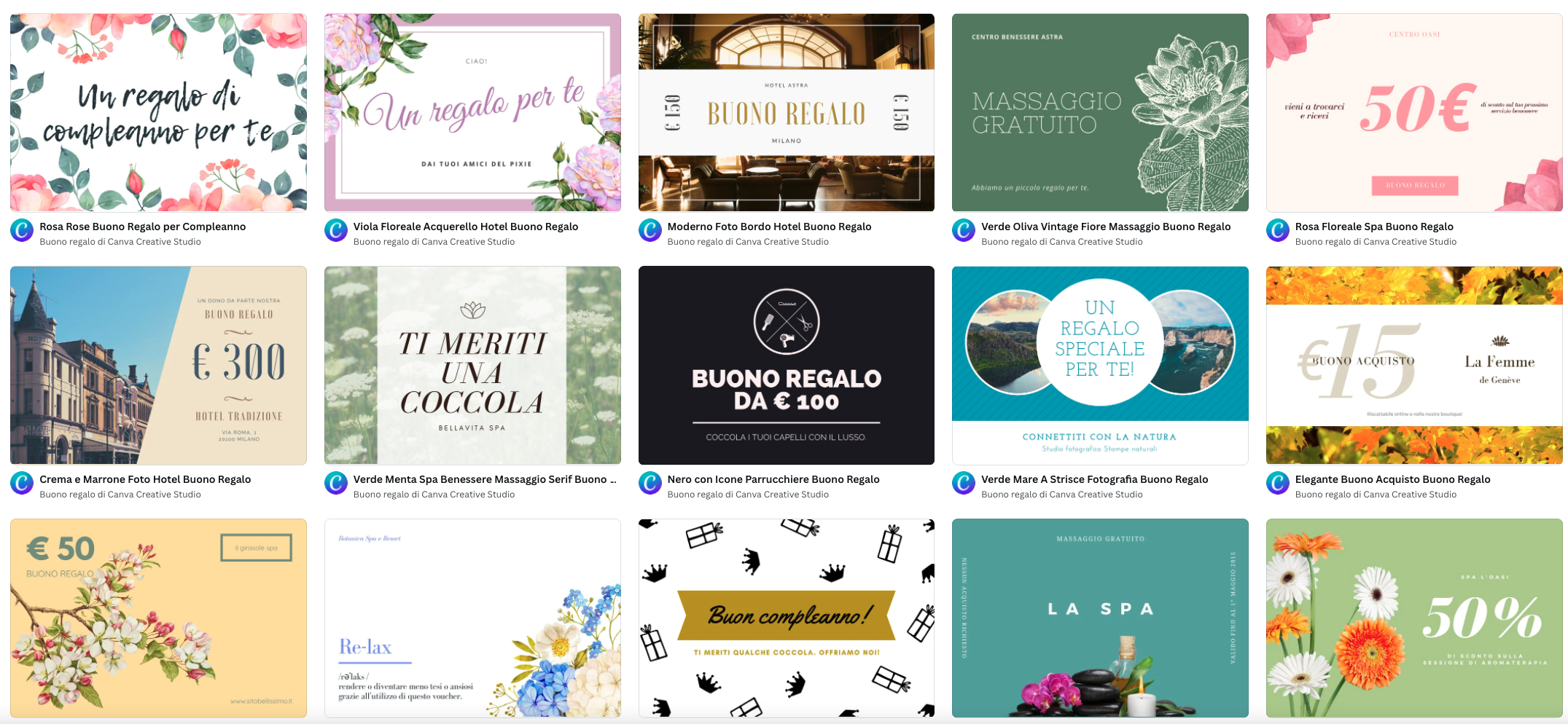 Disegnare buoni regalo con Canva Disegnare buoni regalo con Canva