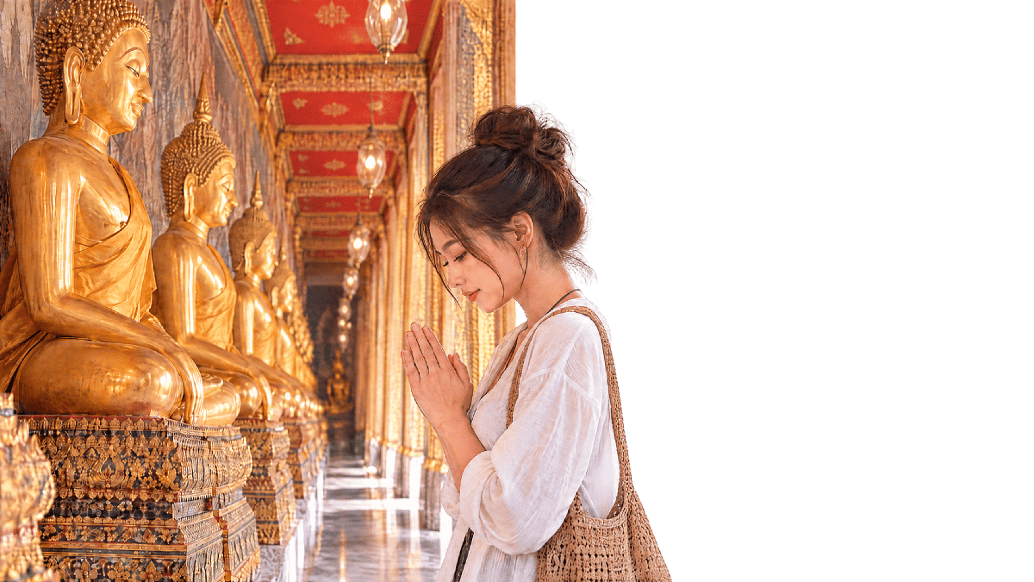 Background being removed from an image of a lady in an office