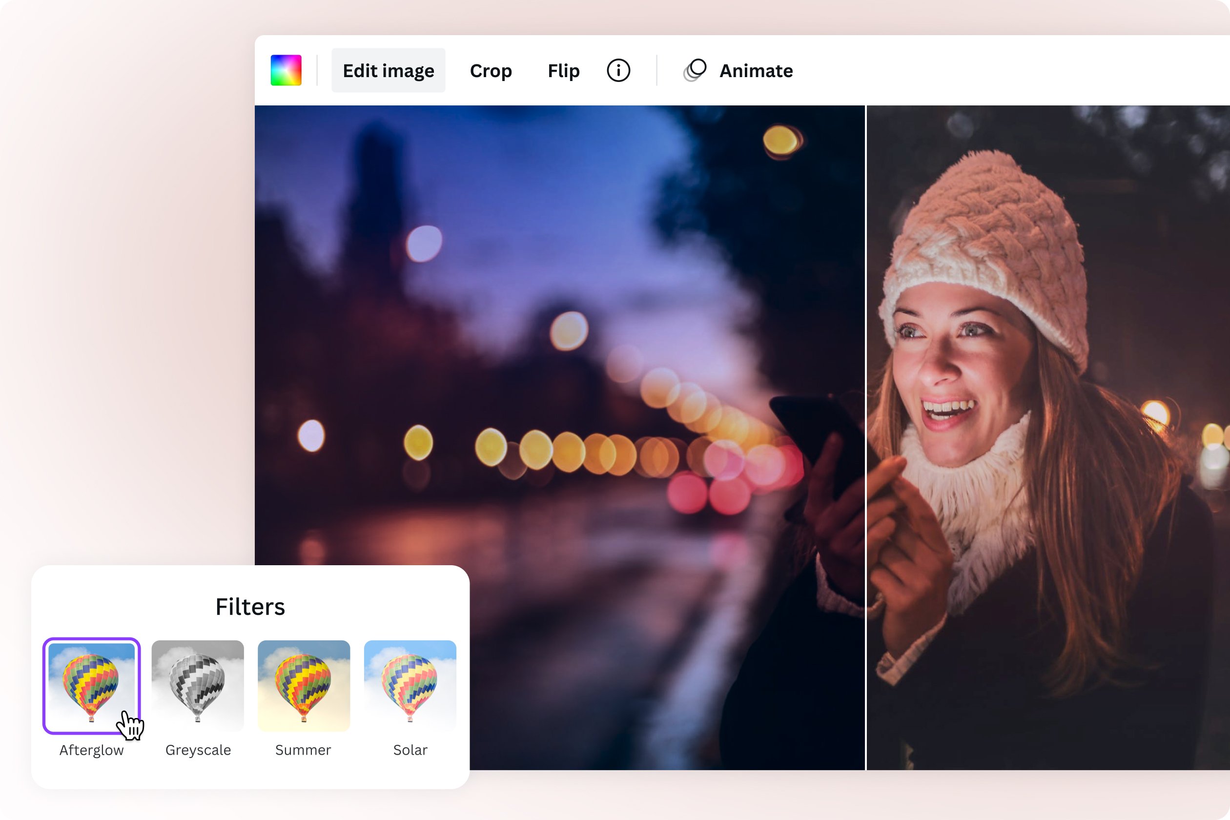 ganti warna foto dan tambahkan efek