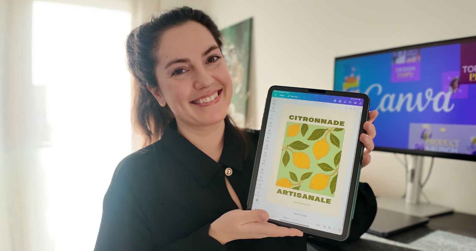 Portrait de Mariane Michel, graphiste et fondatrice de Design for Rêveurs