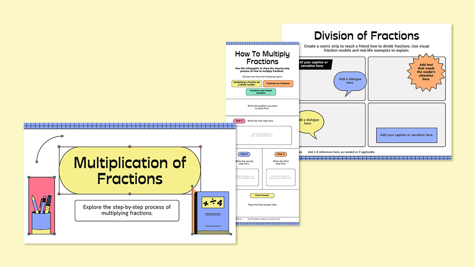 Multiplication of Fractions