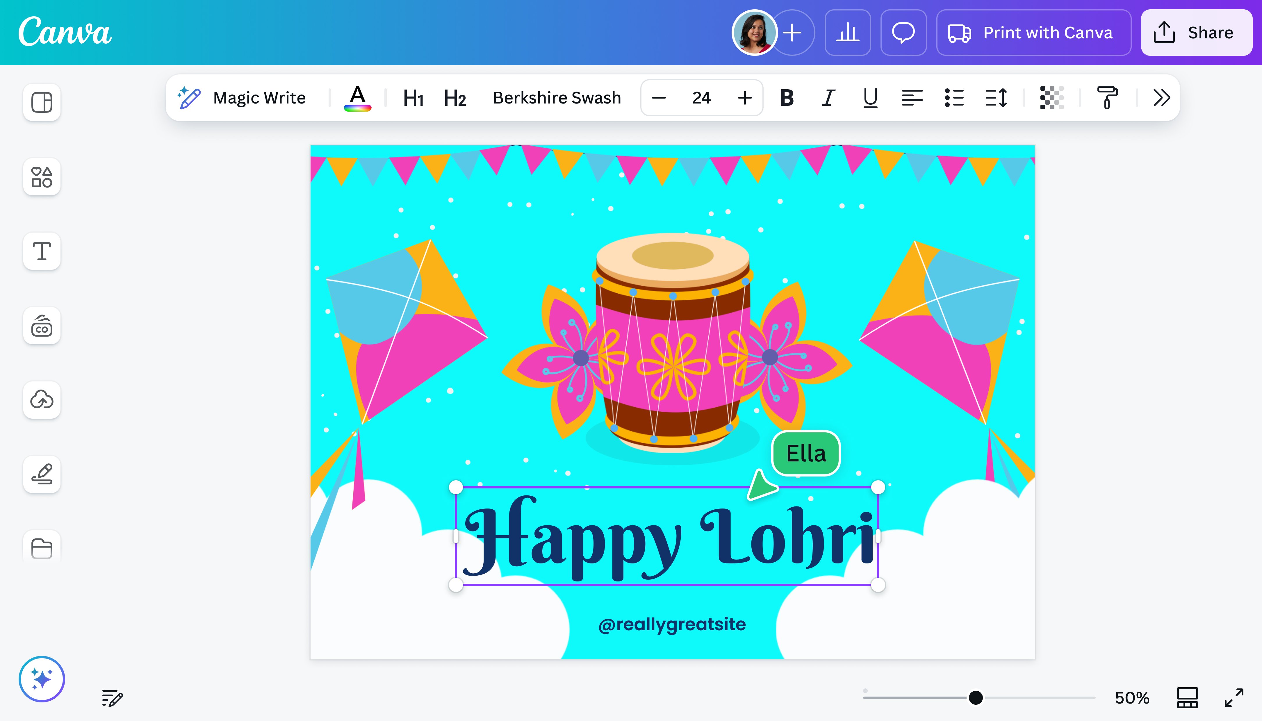 Lohri Greeting Cards