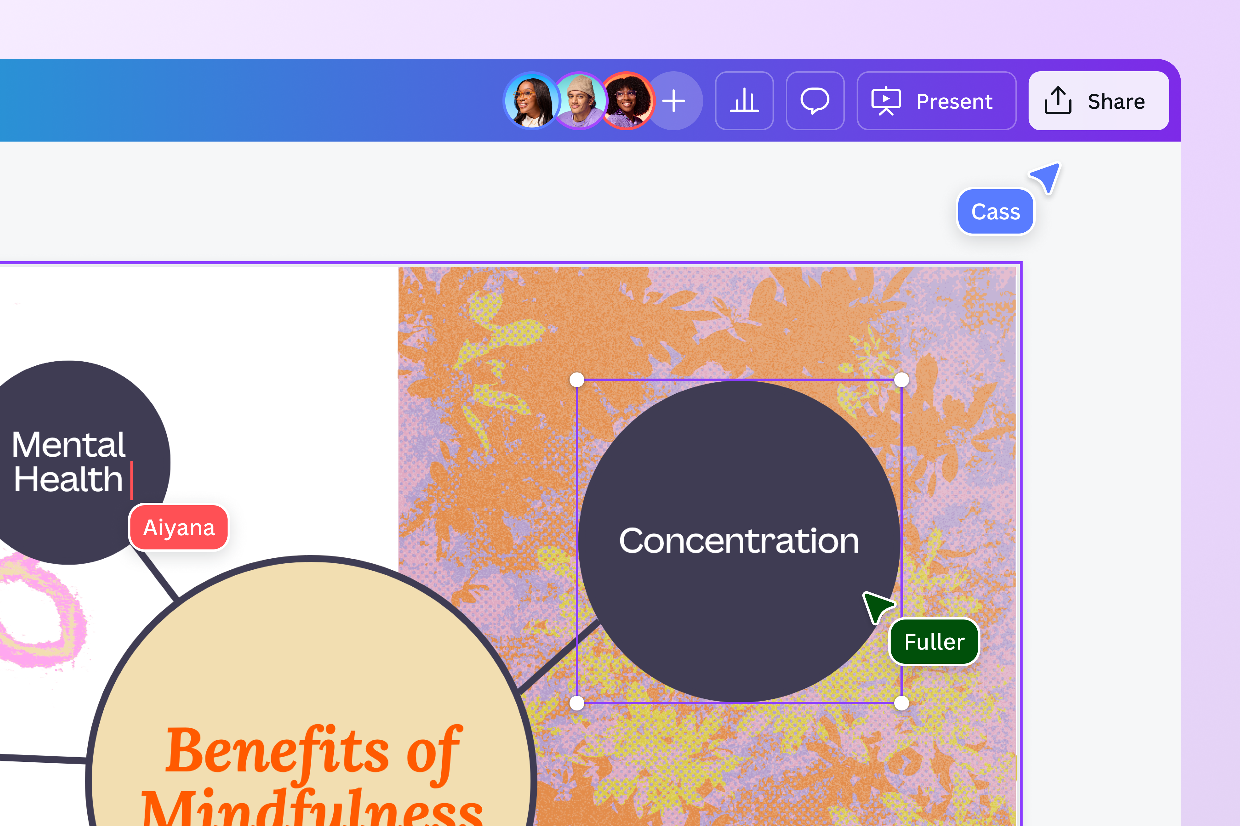 Design your bubble chart with your team