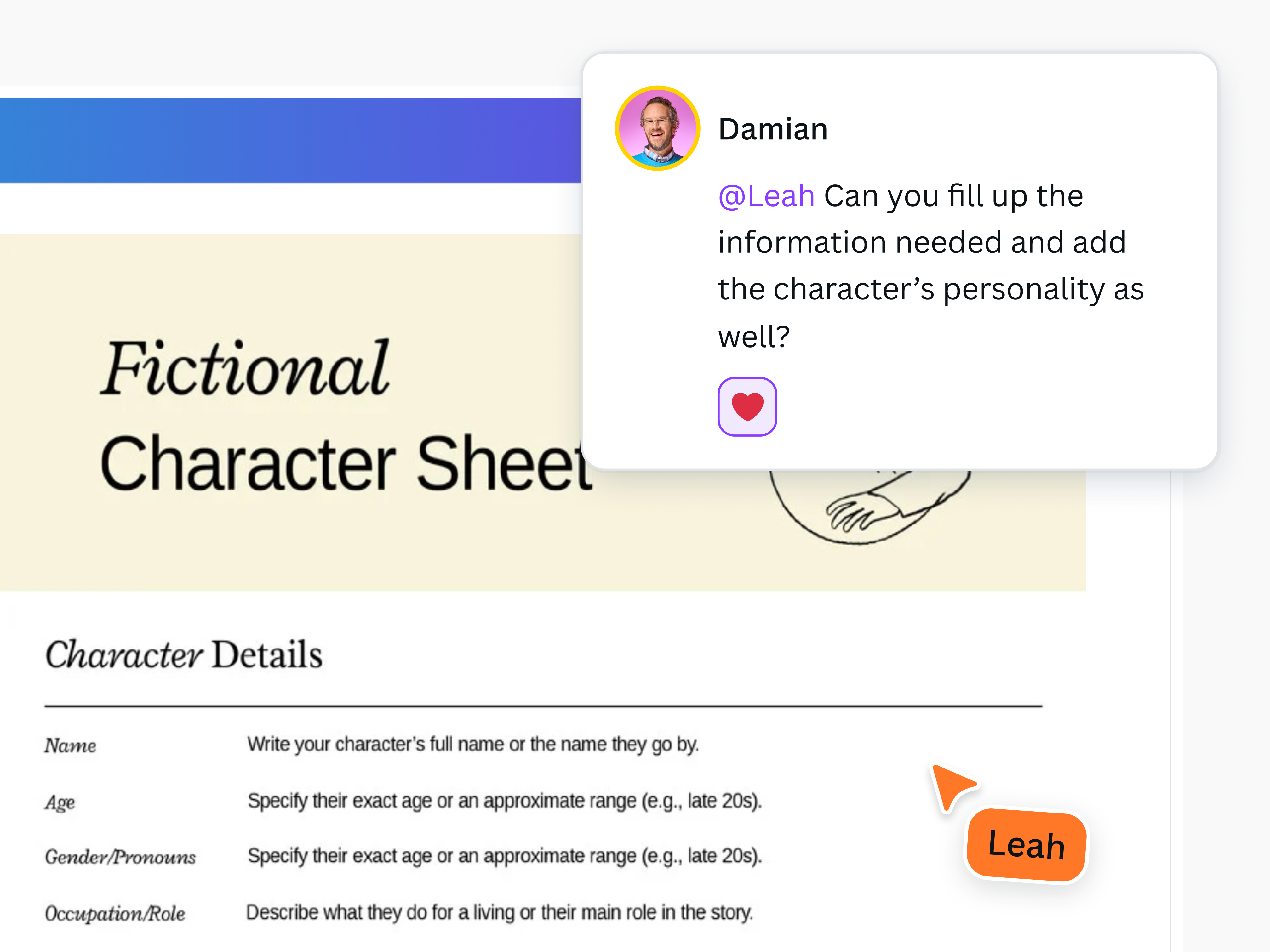 What is a Character Sheet Template? (Examples and Tips) | Canva