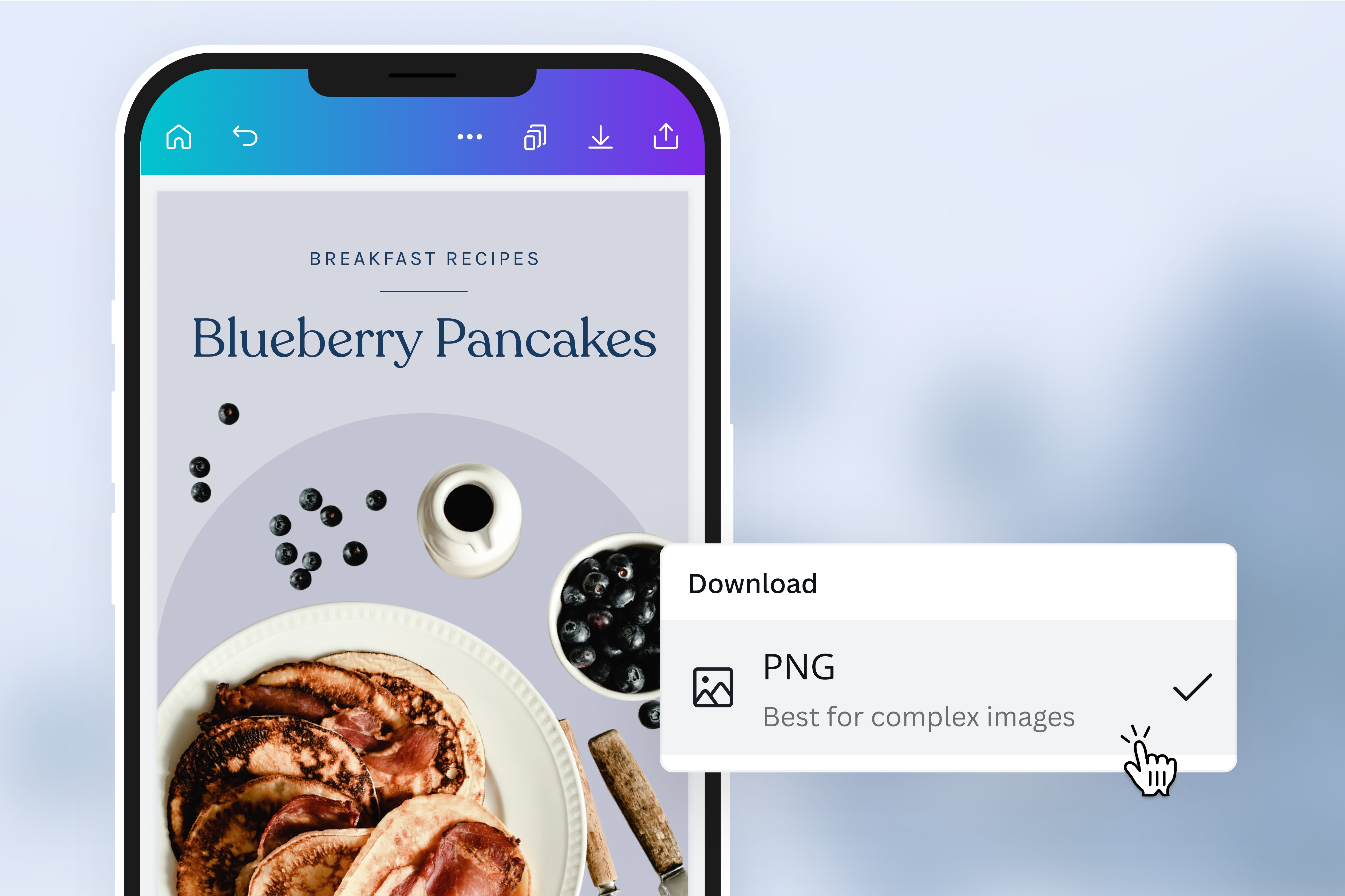 Download your image as PNG