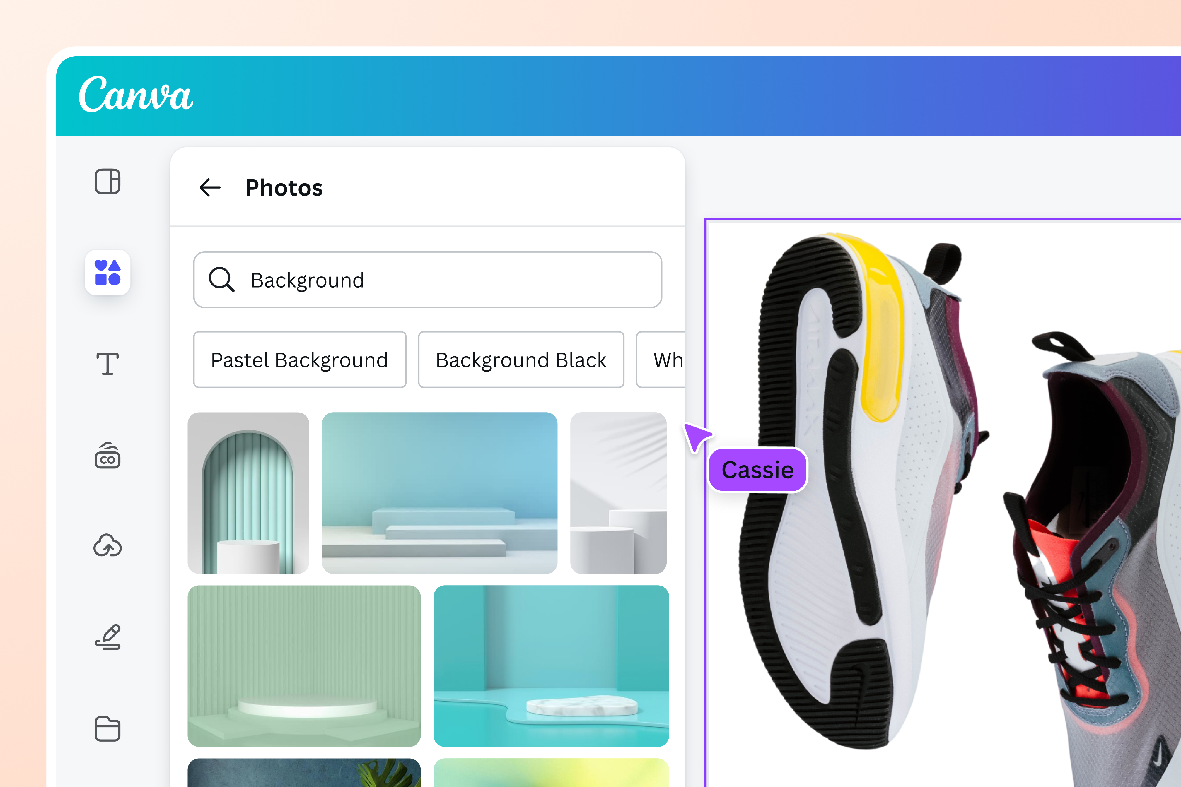 Change the photo background to white