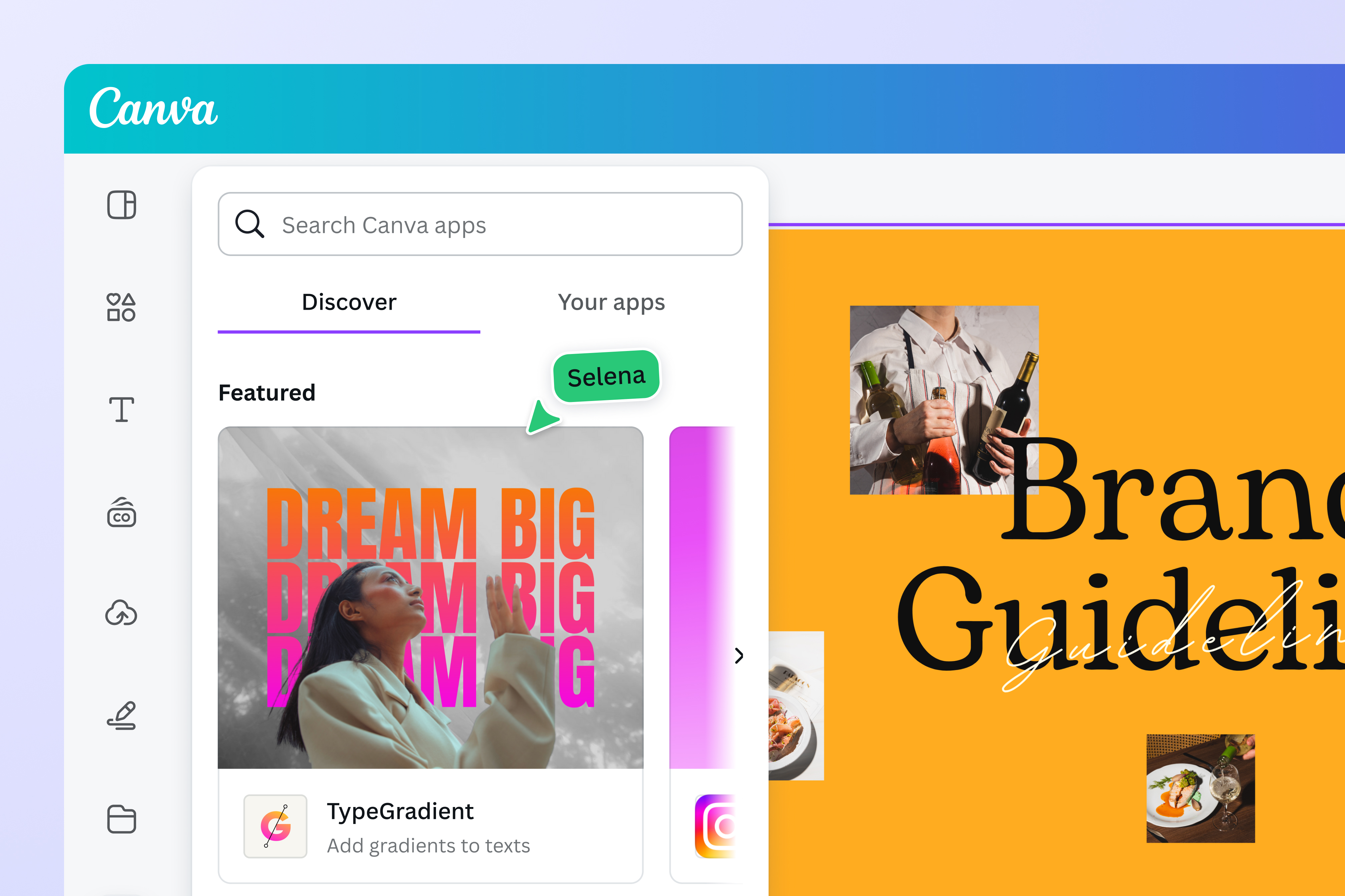 Apply gradient text to your presentation