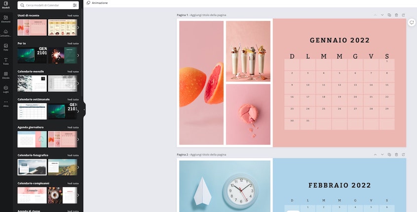 Come fare calendario con Canva Creare calendario personalizzato con Canva